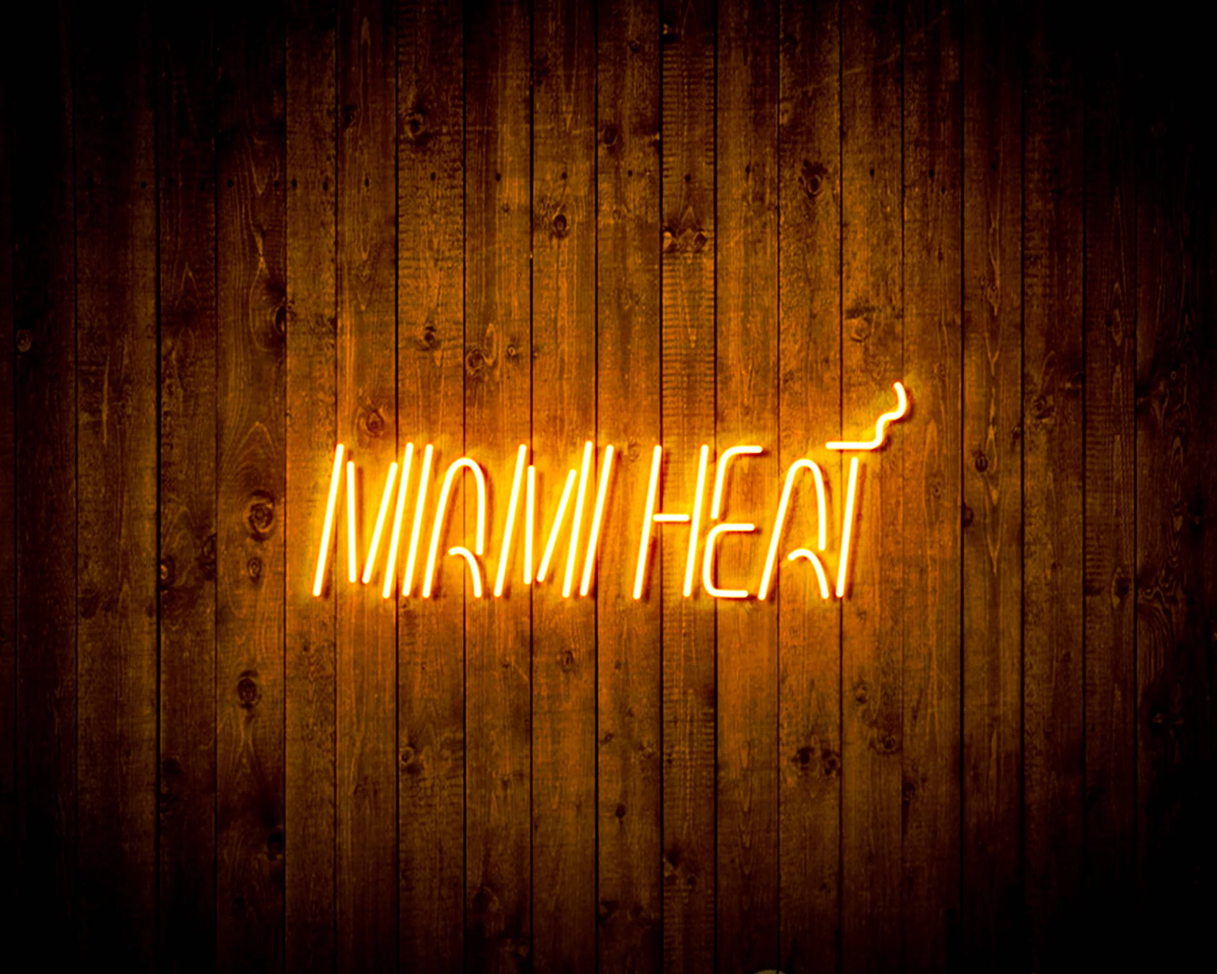 NBA Miami Heat Bar Neon Flex LED Sign - Image 4