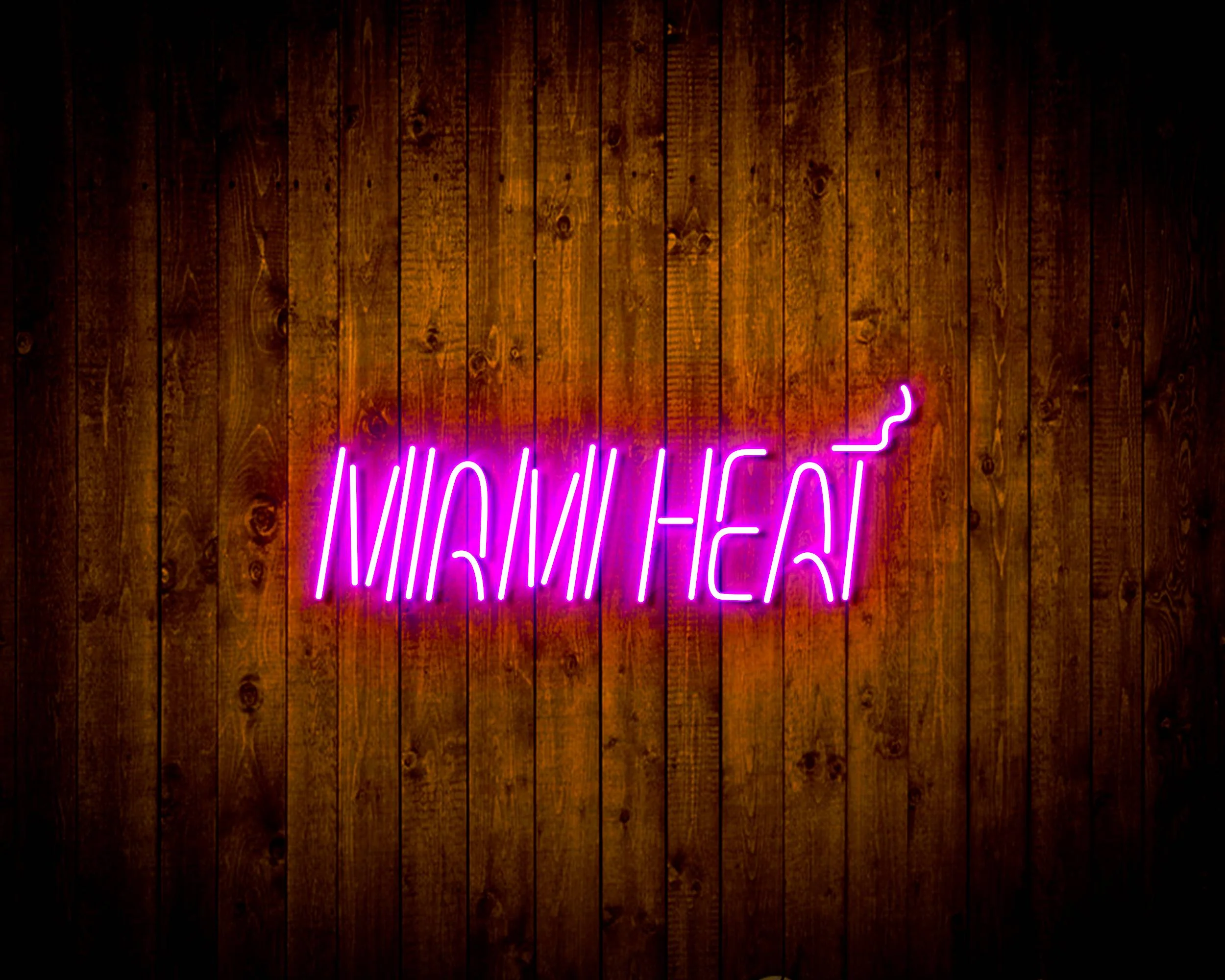 NBA Miami Heat Bar Neon Flex LED Sign - Image 6
