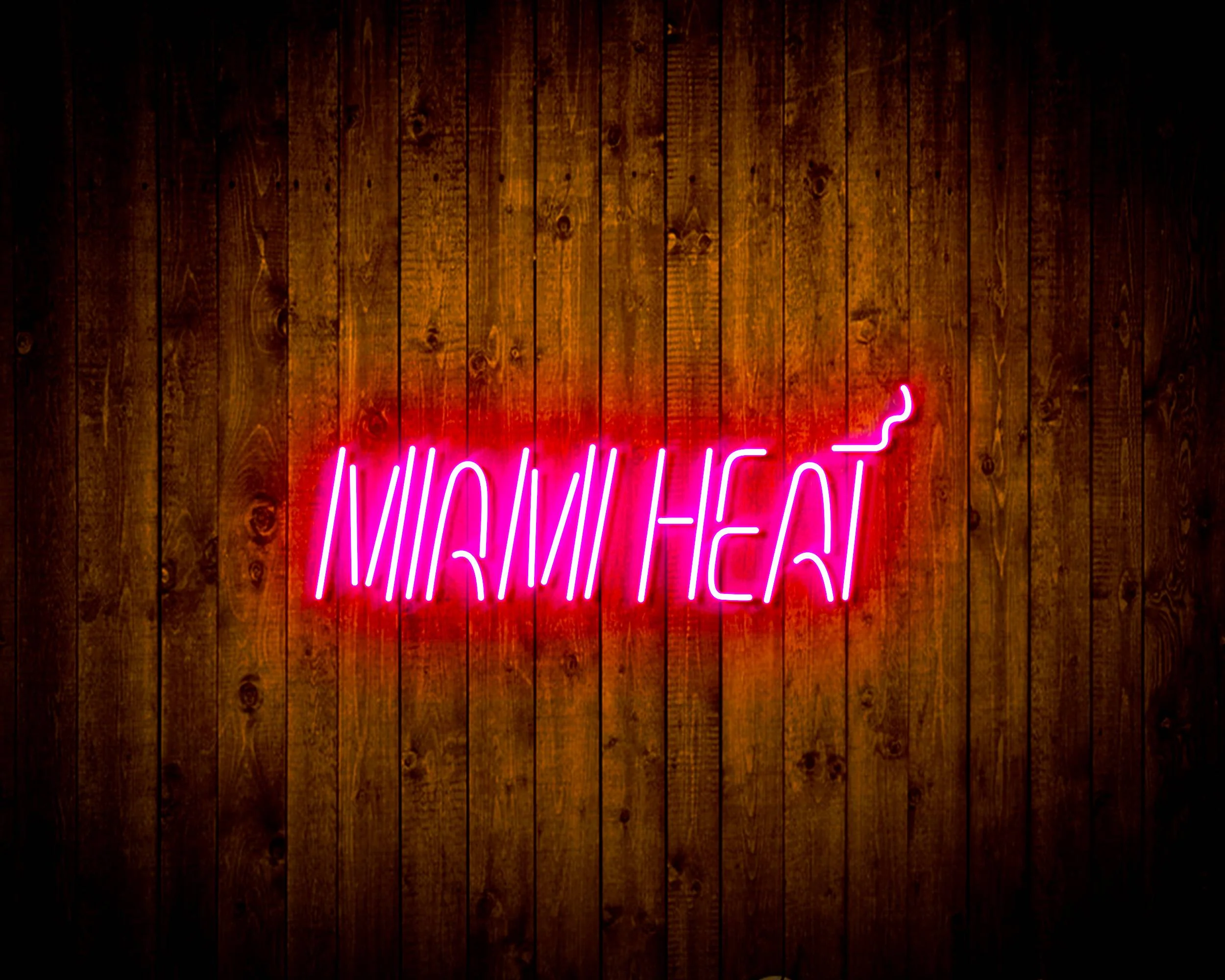 NBA Miami Heat Bar Neon Flex LED Sign - Image 8