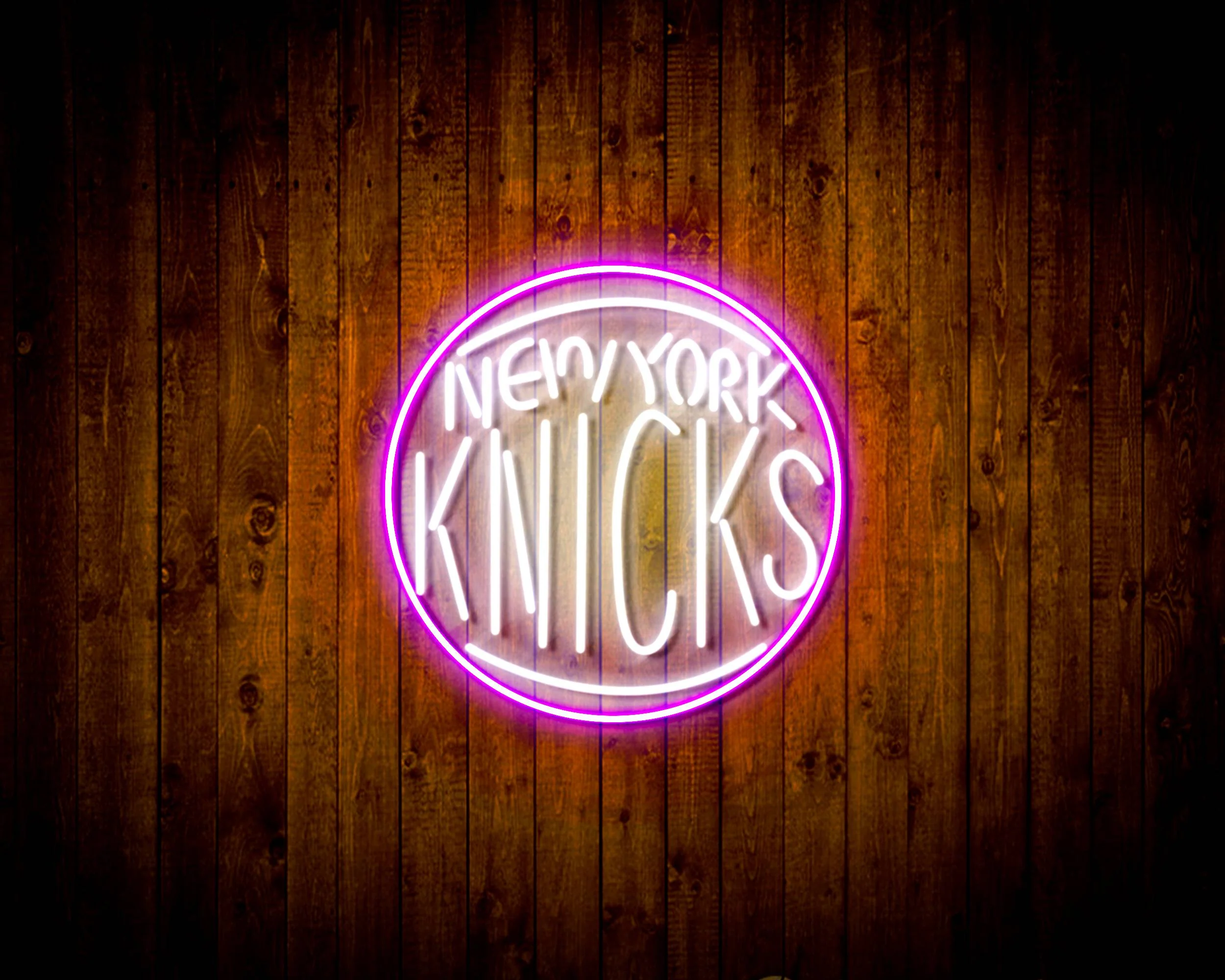 NBA New York Knicks Bar Neon Flex LED Sign - Image 4