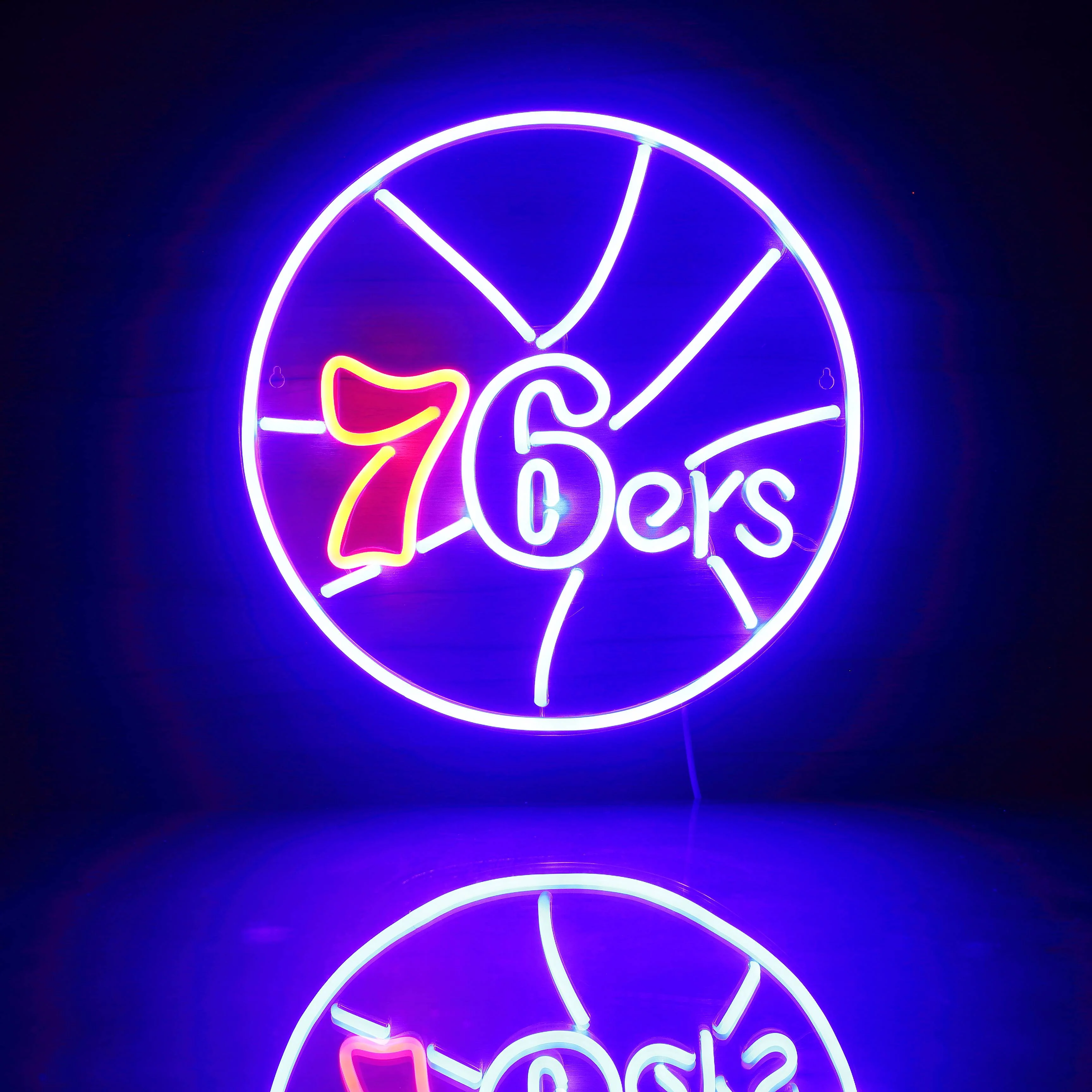 NBA Philadelphia 76ers Bar Neon Flex LED Sign
