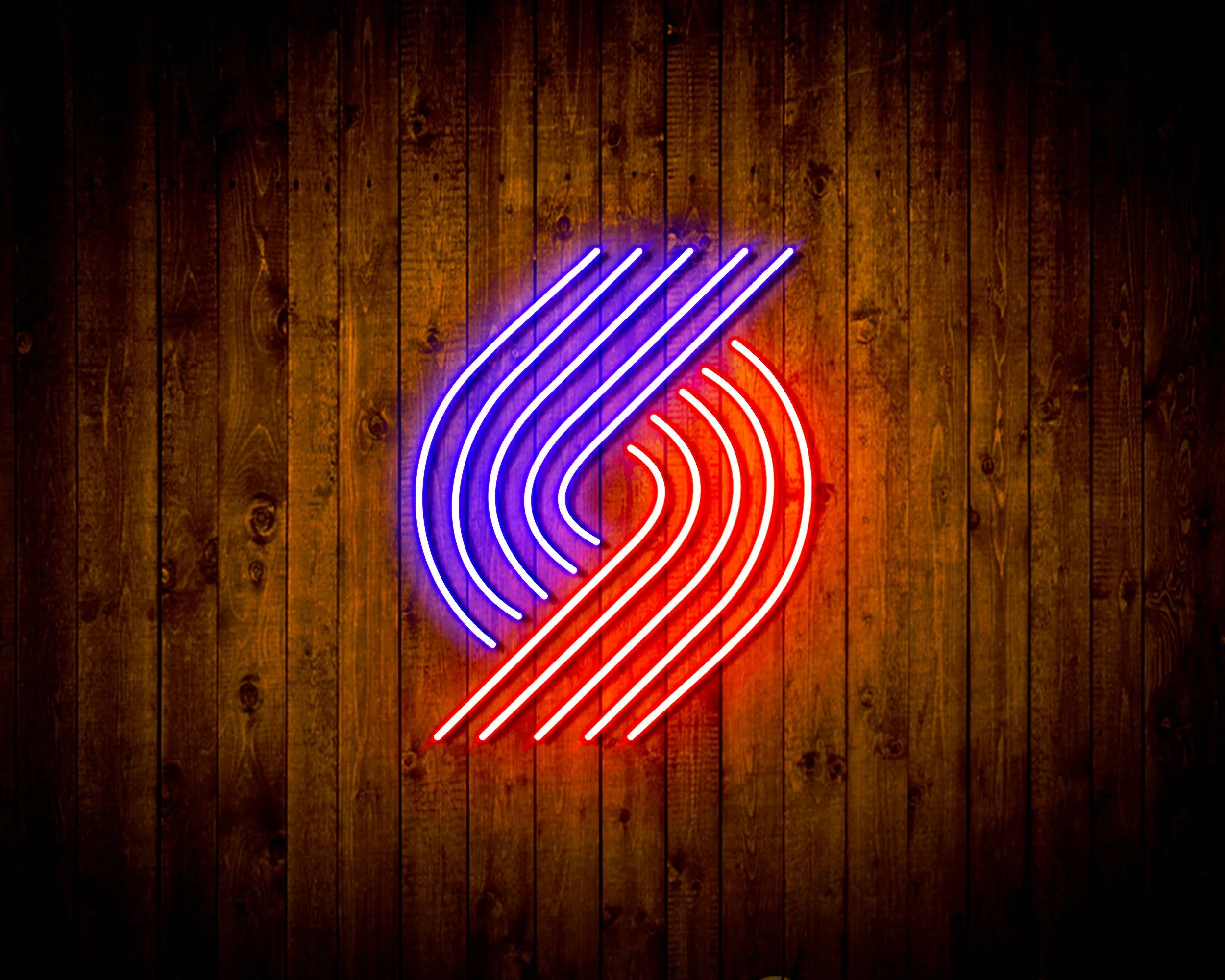 NBA Portland Trail Blazers Bar Neon Flex LED Sign - Image 2
