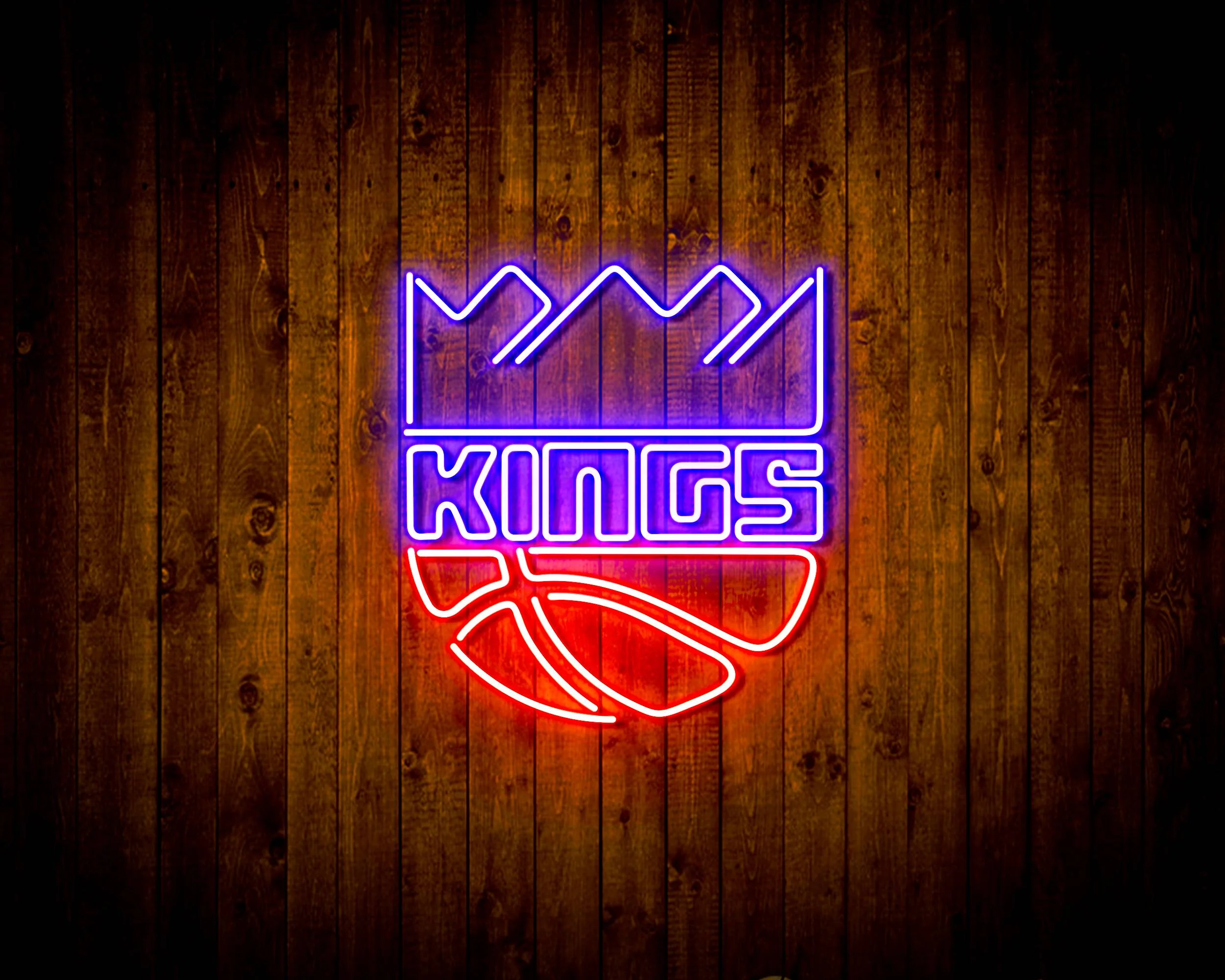 NBA Sacramento Kings Bar Neon Flex LED Sign - Image 3