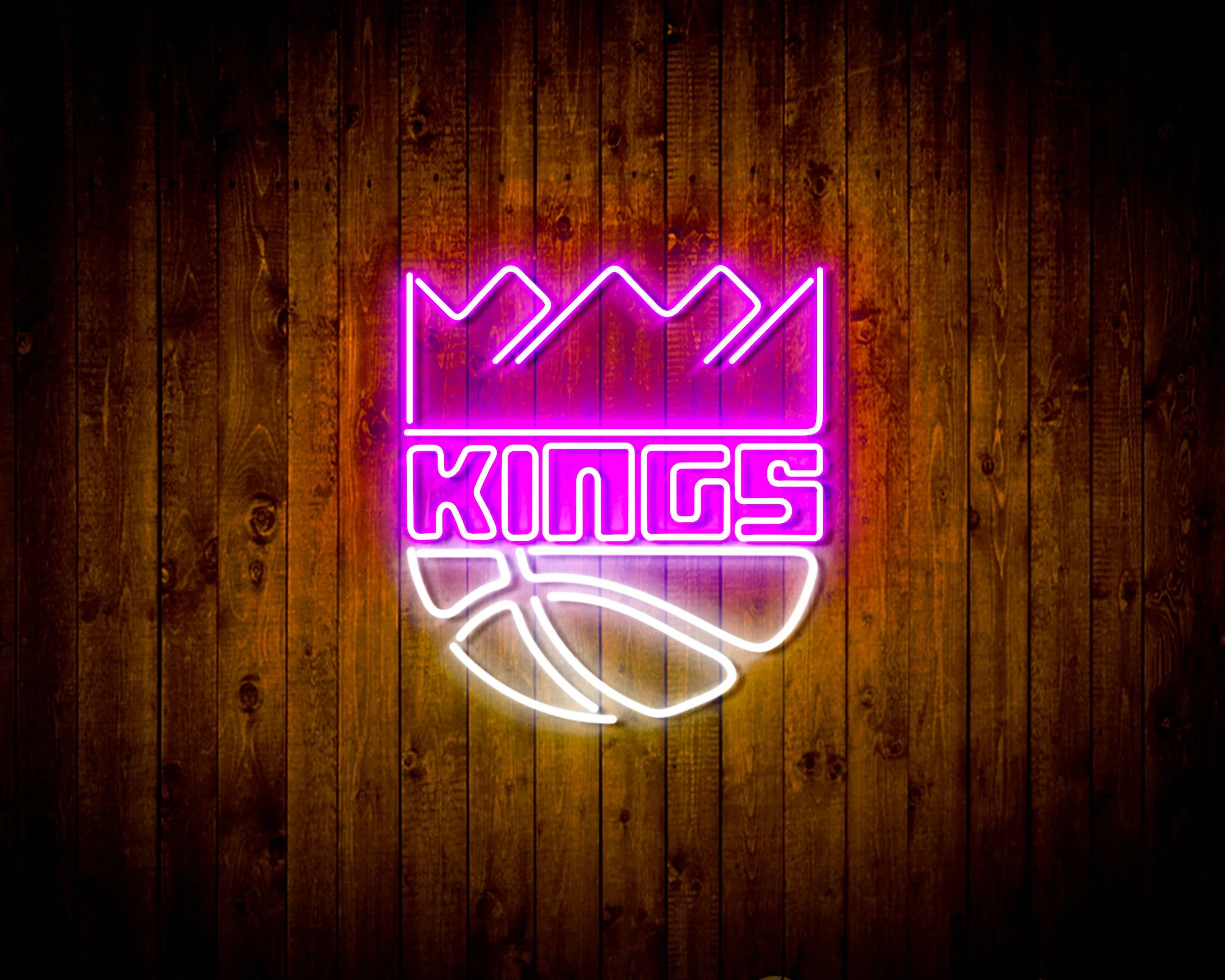 NBA Sacramento Kings Bar Neon Flex LED Sign - Image 4