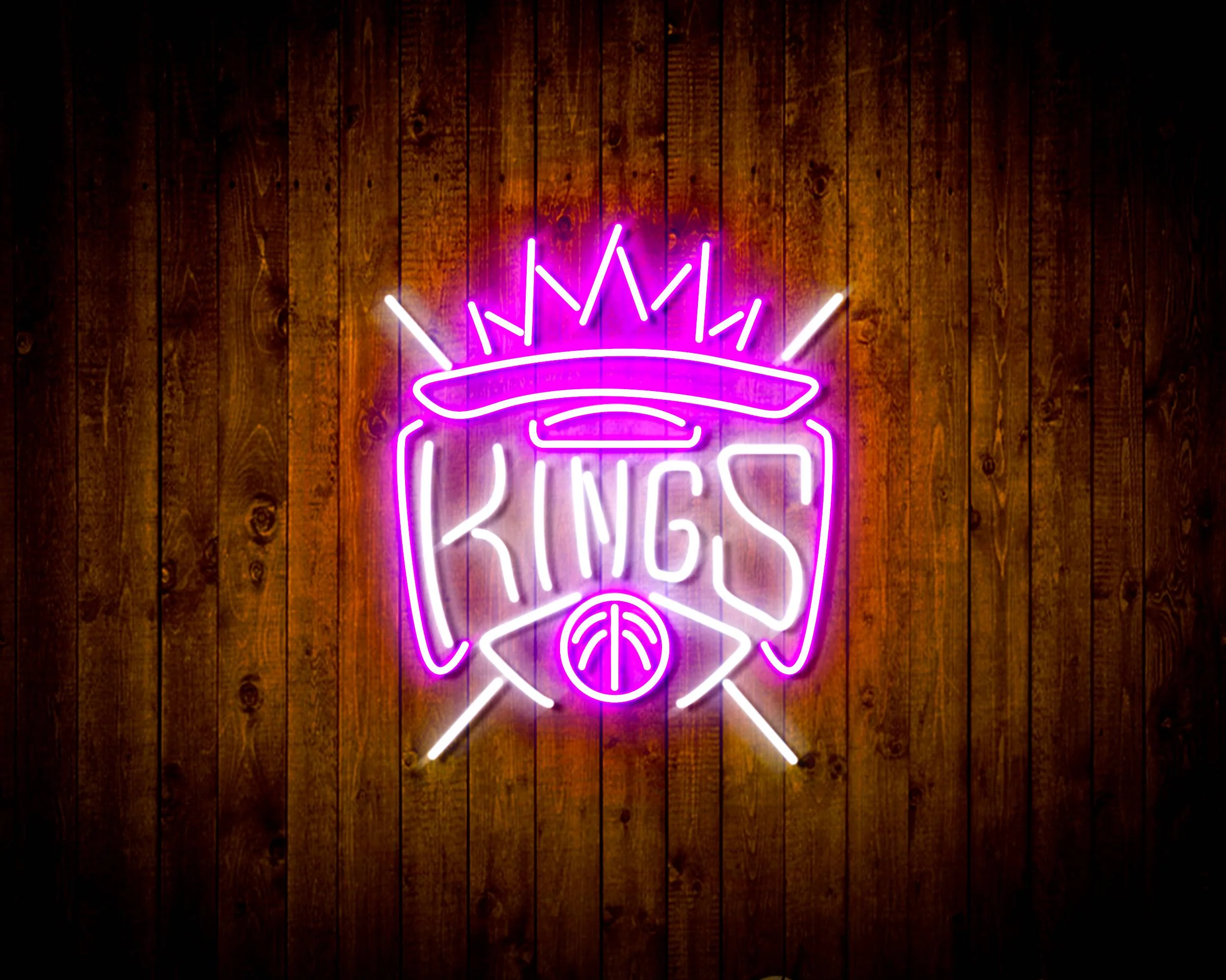 NBA Sacramento Kings Bar Neon Flex LED Sign - Image 4