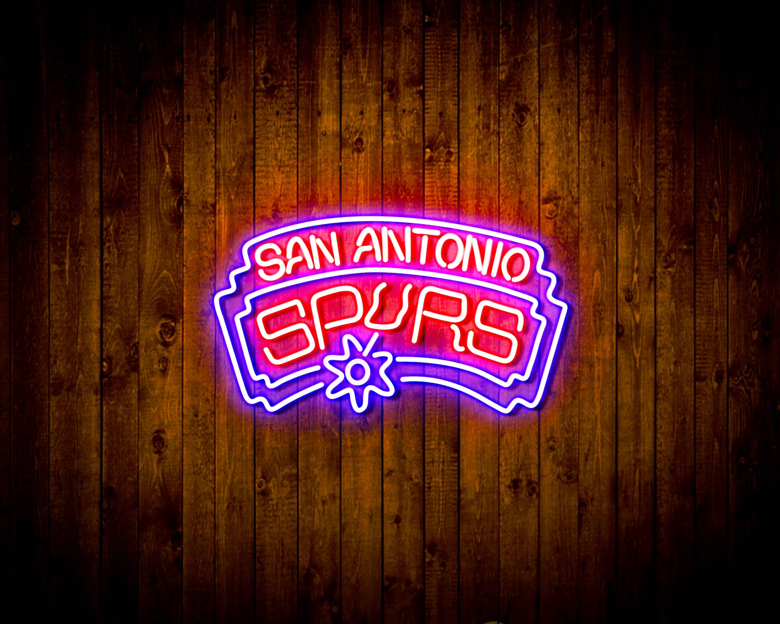 NBA San Antonio Spurs Bar Neon Flex LED Sign - Image 2