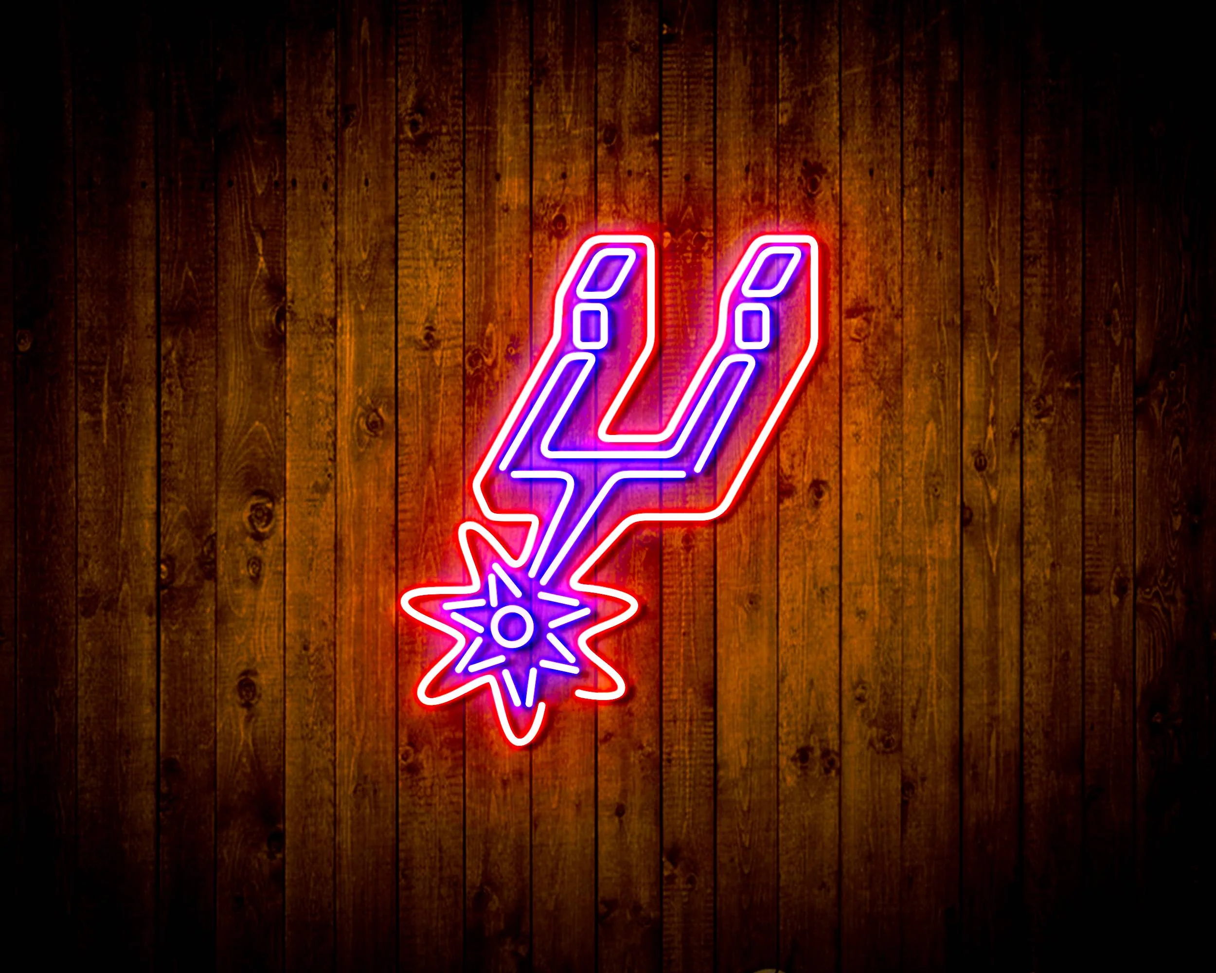 NBA San Antonio Spurs Bar Neon Flex LED Sign - Image 2