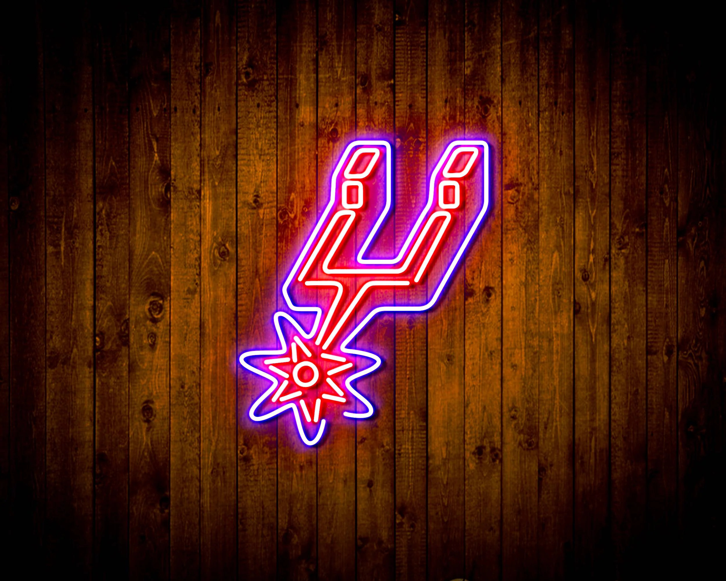 NBA San Antonio Spurs Bar Neon Flex LED Sign - Image 3