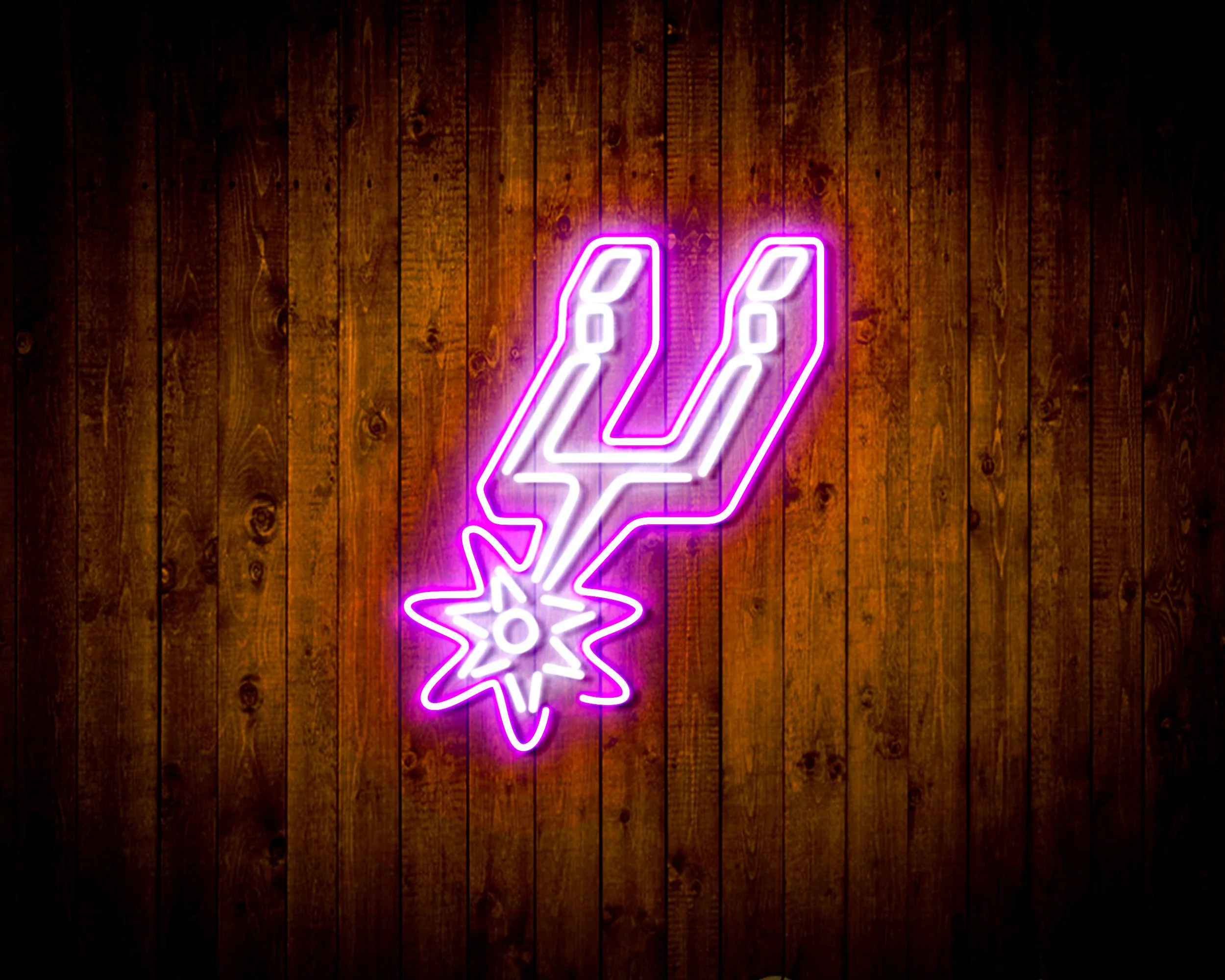 NBA San Antonio Spurs Bar Neon Flex LED Sign - Image 4