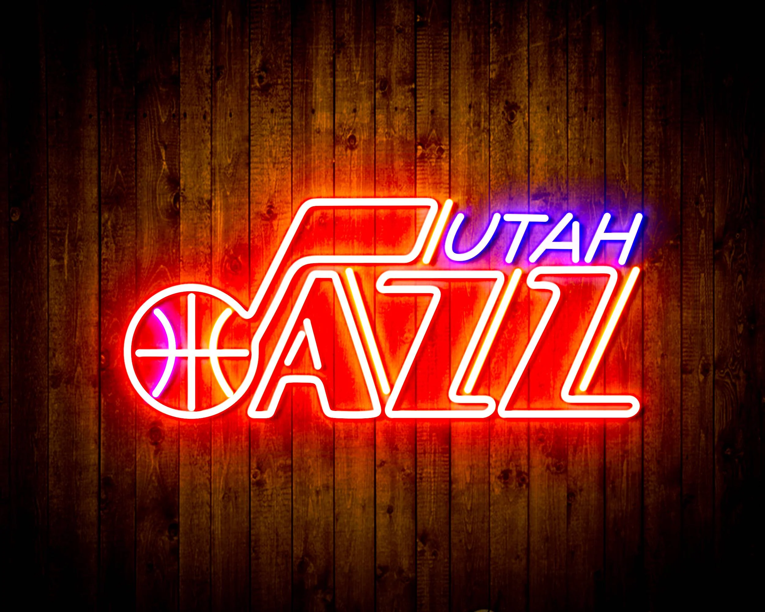 NBA Utah Jazz Bar Neon Flex LED Sign - Image 6