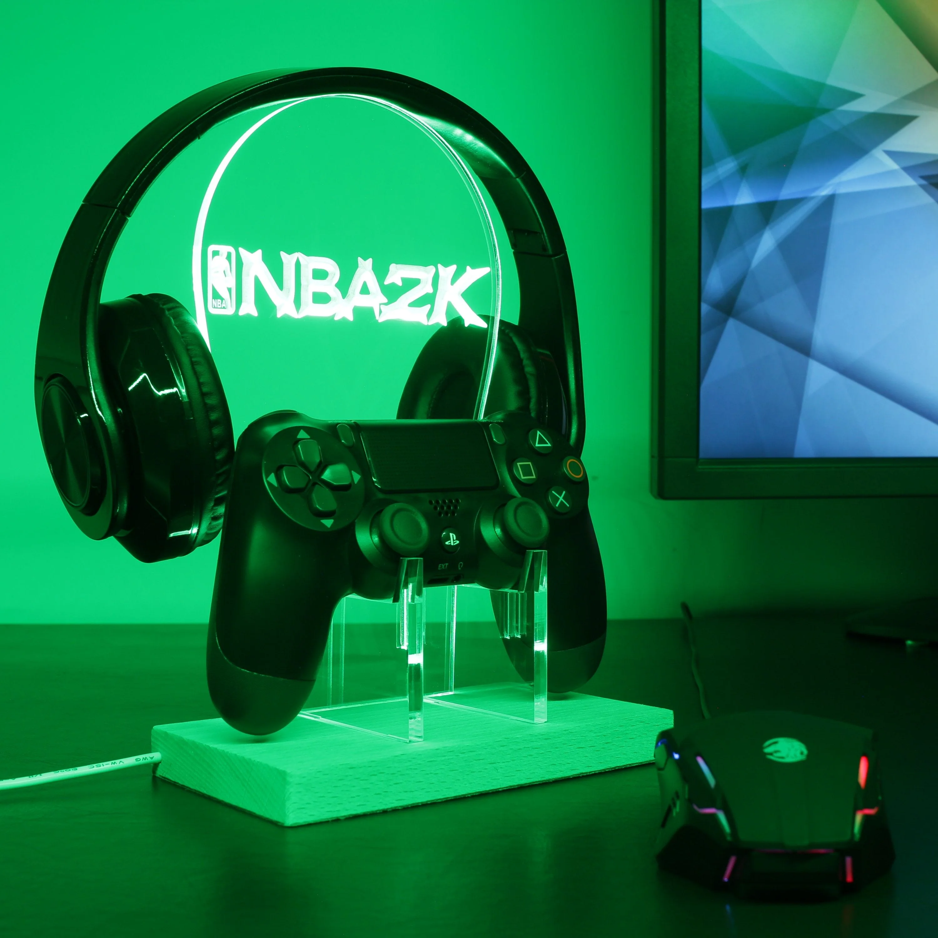 NBA2K LED Gaming Headset Controller Stand - Image 4