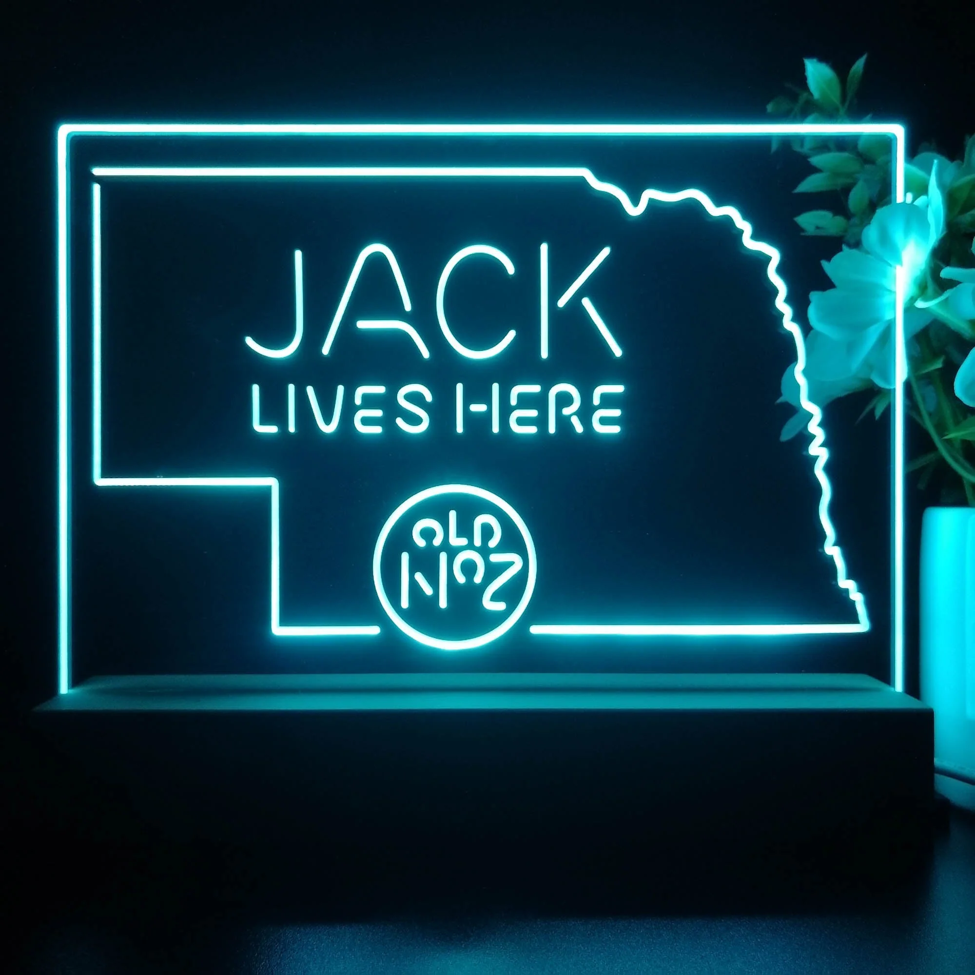 Nebraska Jack Lives Neon Sign Pub Bar Lamp - Image 3