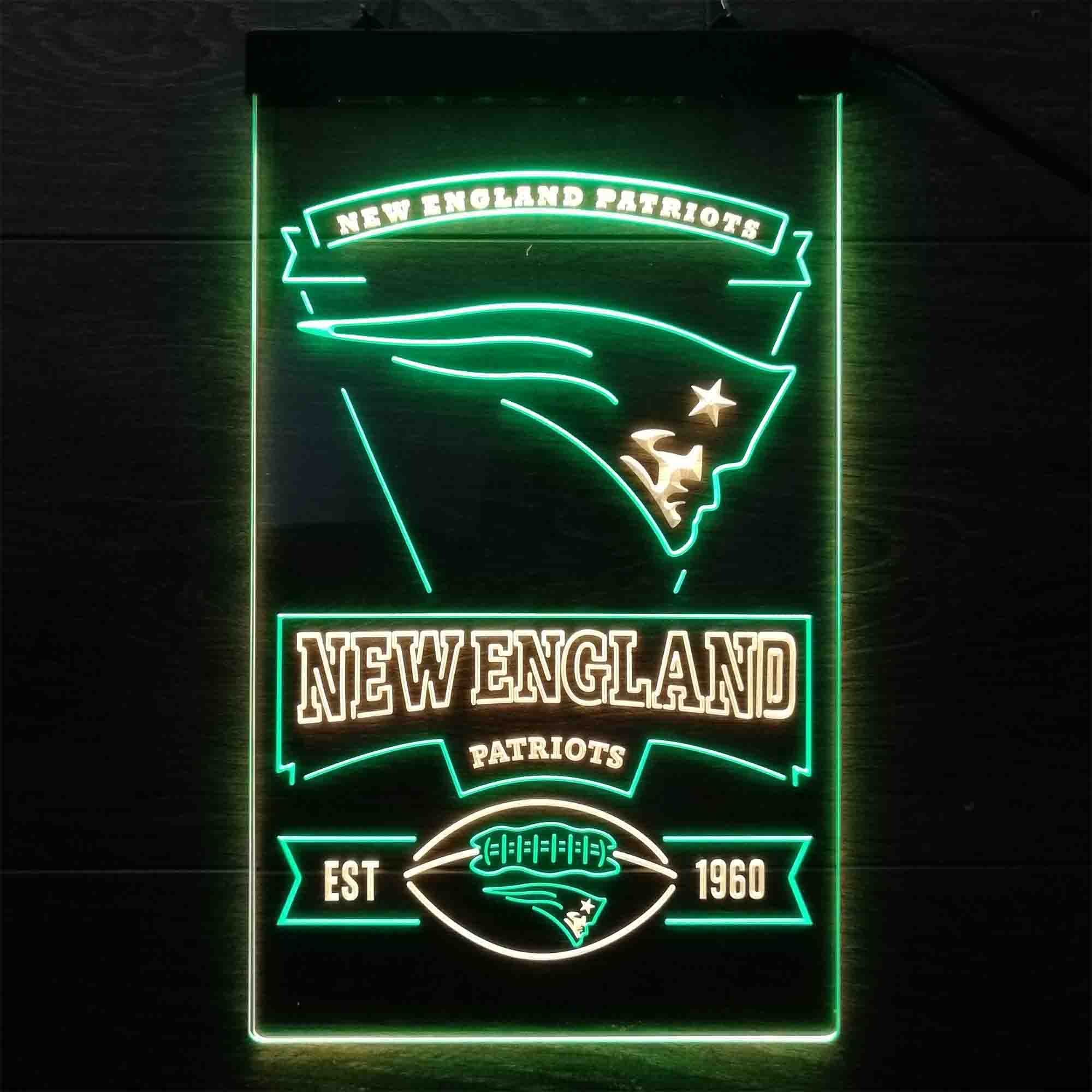 New England Patriots Est. 1960 Neon LED Sign - Image 20