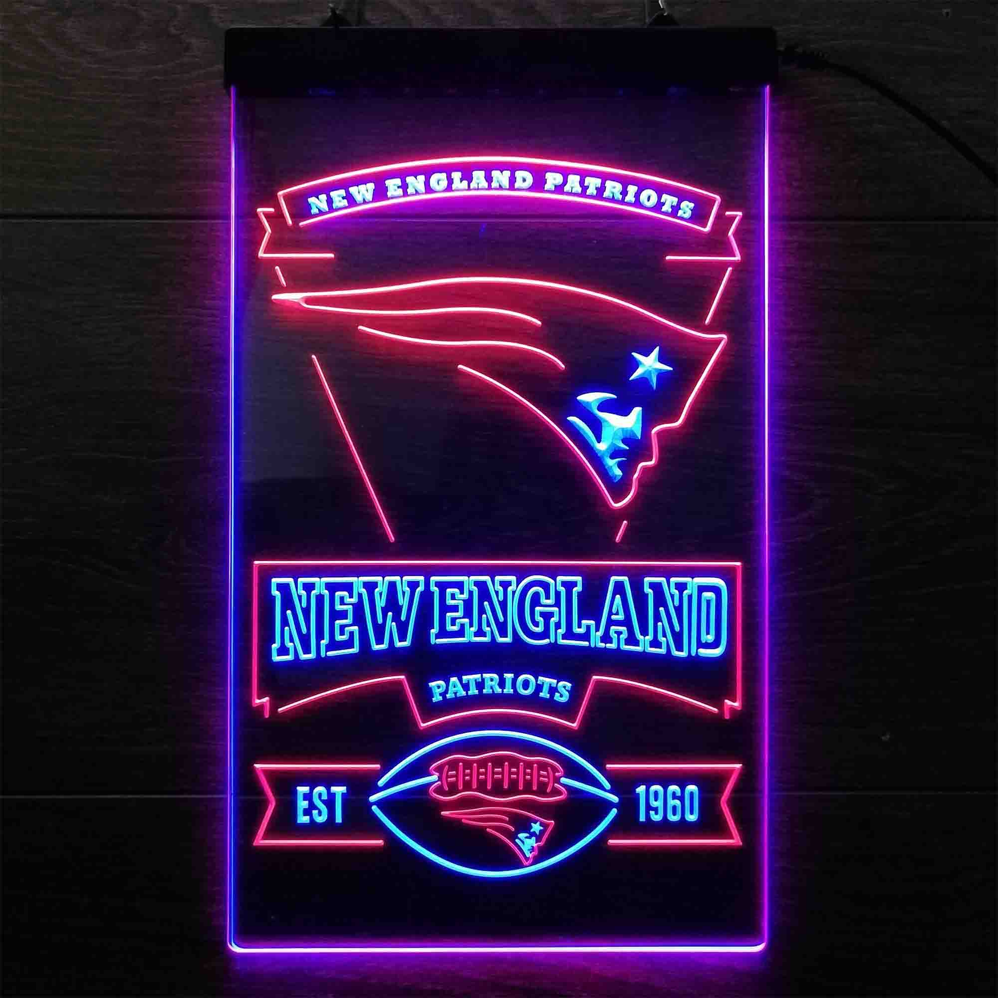 New England Patriots Est. 1960 Neon LED Sign - Image 5