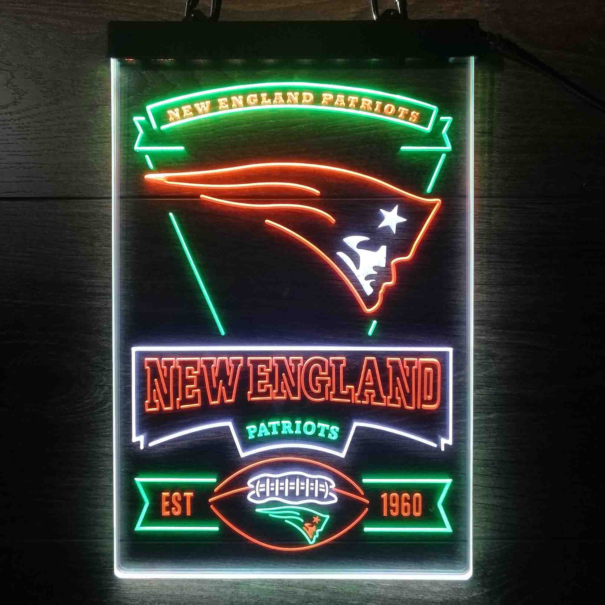 New England Patriots Neon LED Sign 3 Colors - Image 4