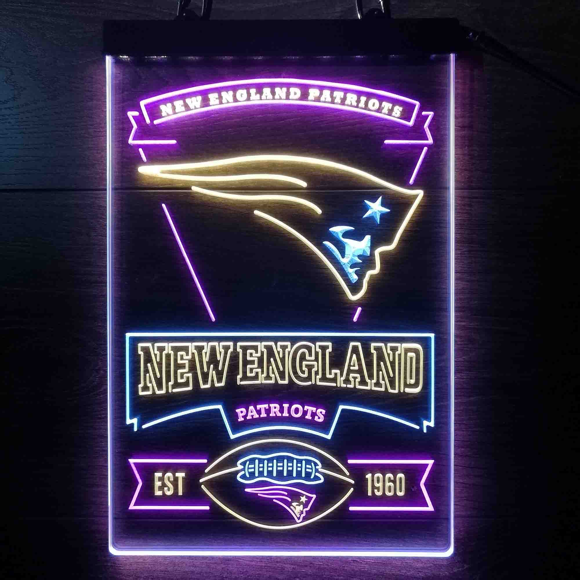 New England Patriots Neon LED Sign 3 Colors - Image 5