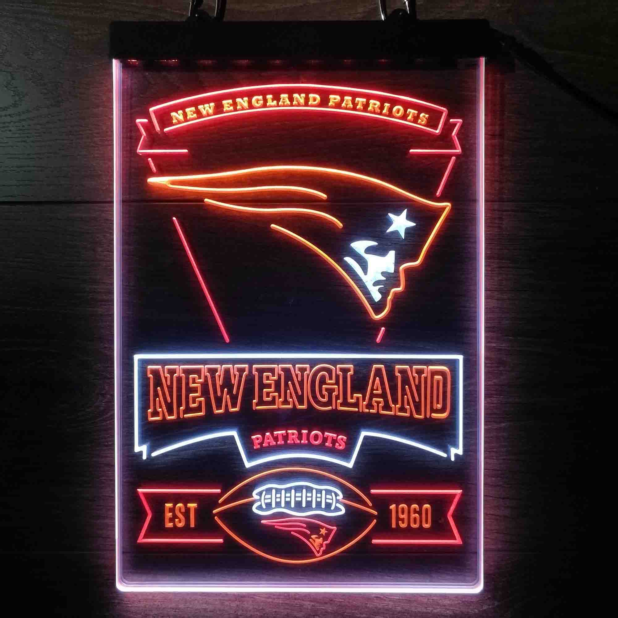 New England Patriots Neon LED Sign 3 Colors - Image 6