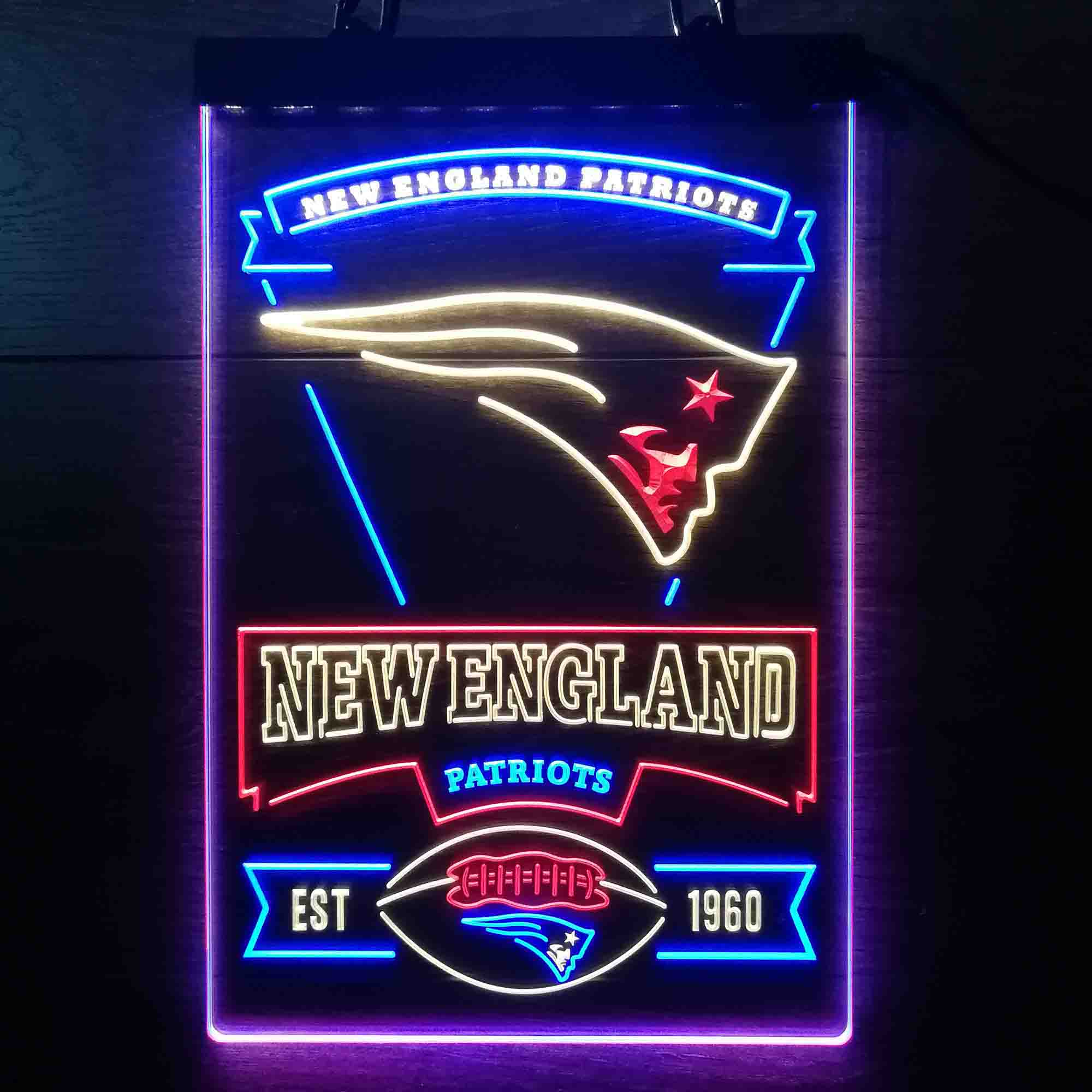 New England Patriots Neon LED Sign 3 Colors - Image 9