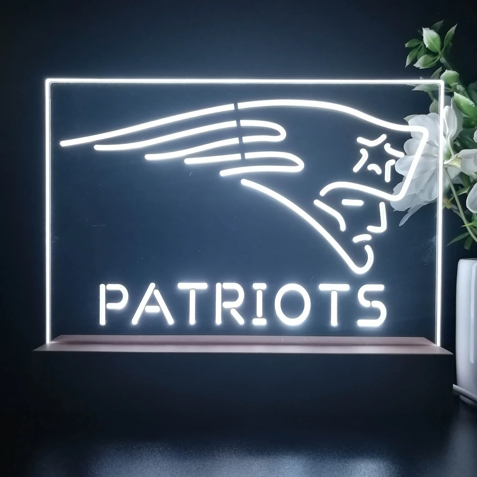 New England Patriots Neon Sign Pub Bar Lamp - Image 3