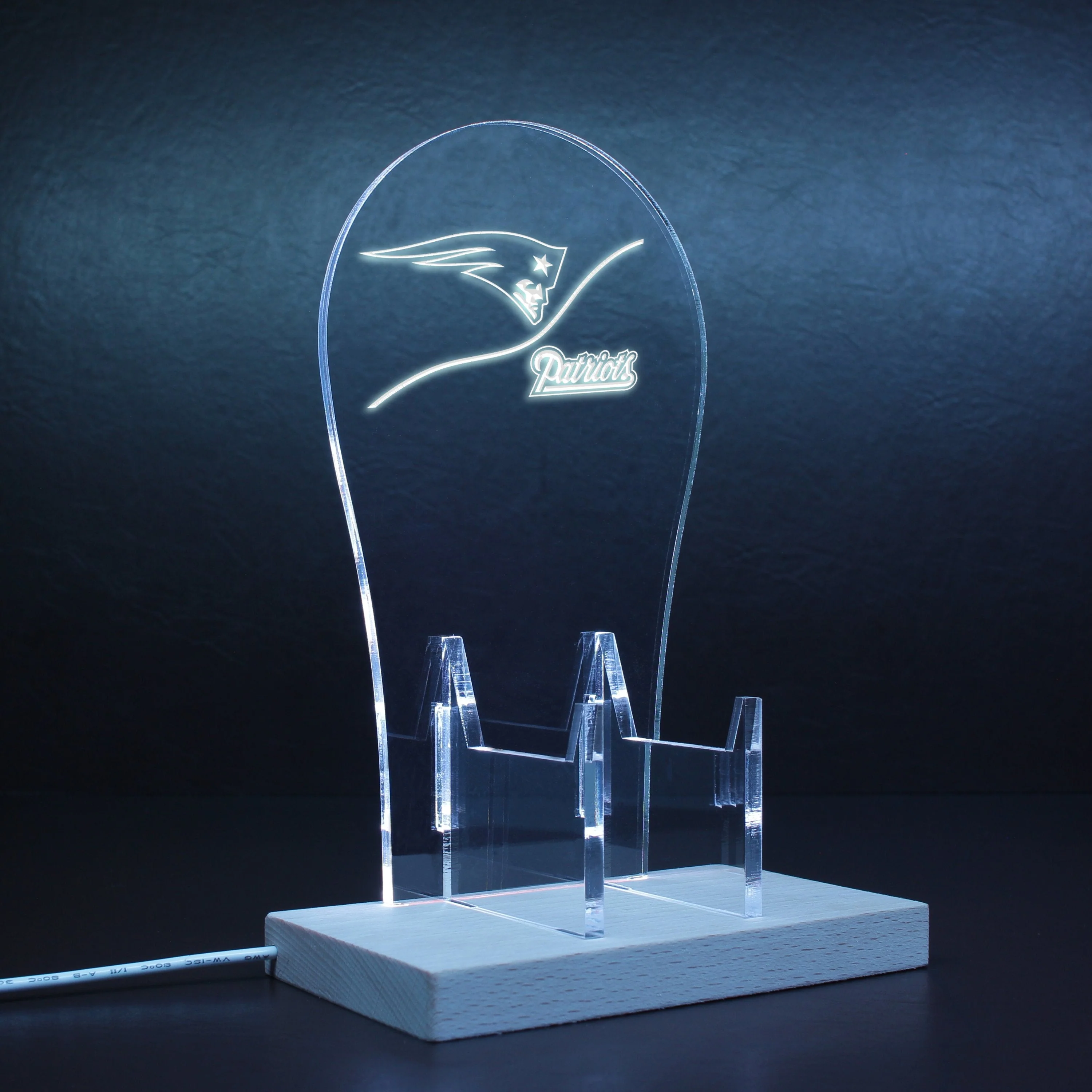 New England Patriots NFL LED Gaming Headset Controller Stand - Image 8