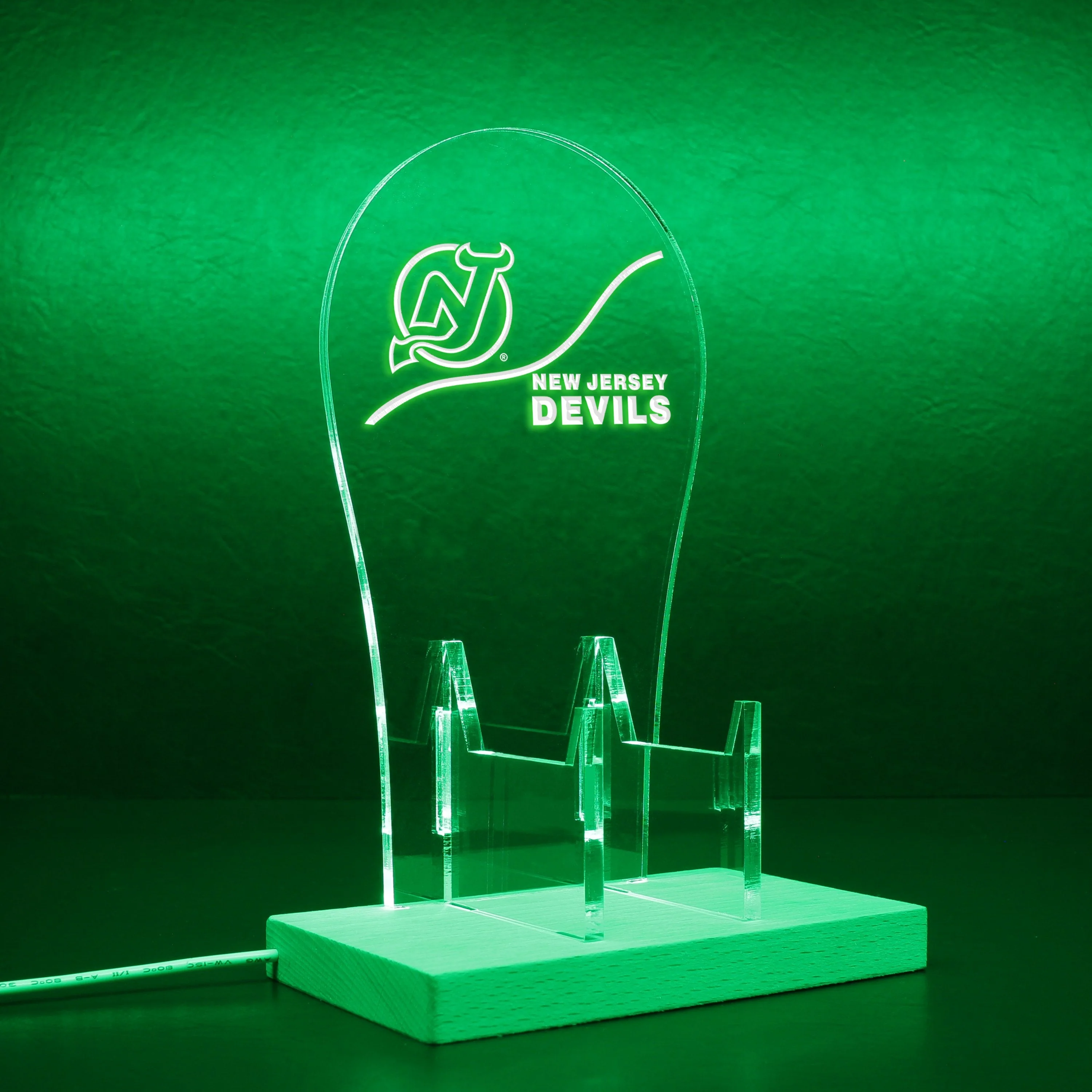New Jersey Devils LED Gaming Headset Controller Stand - Image 9