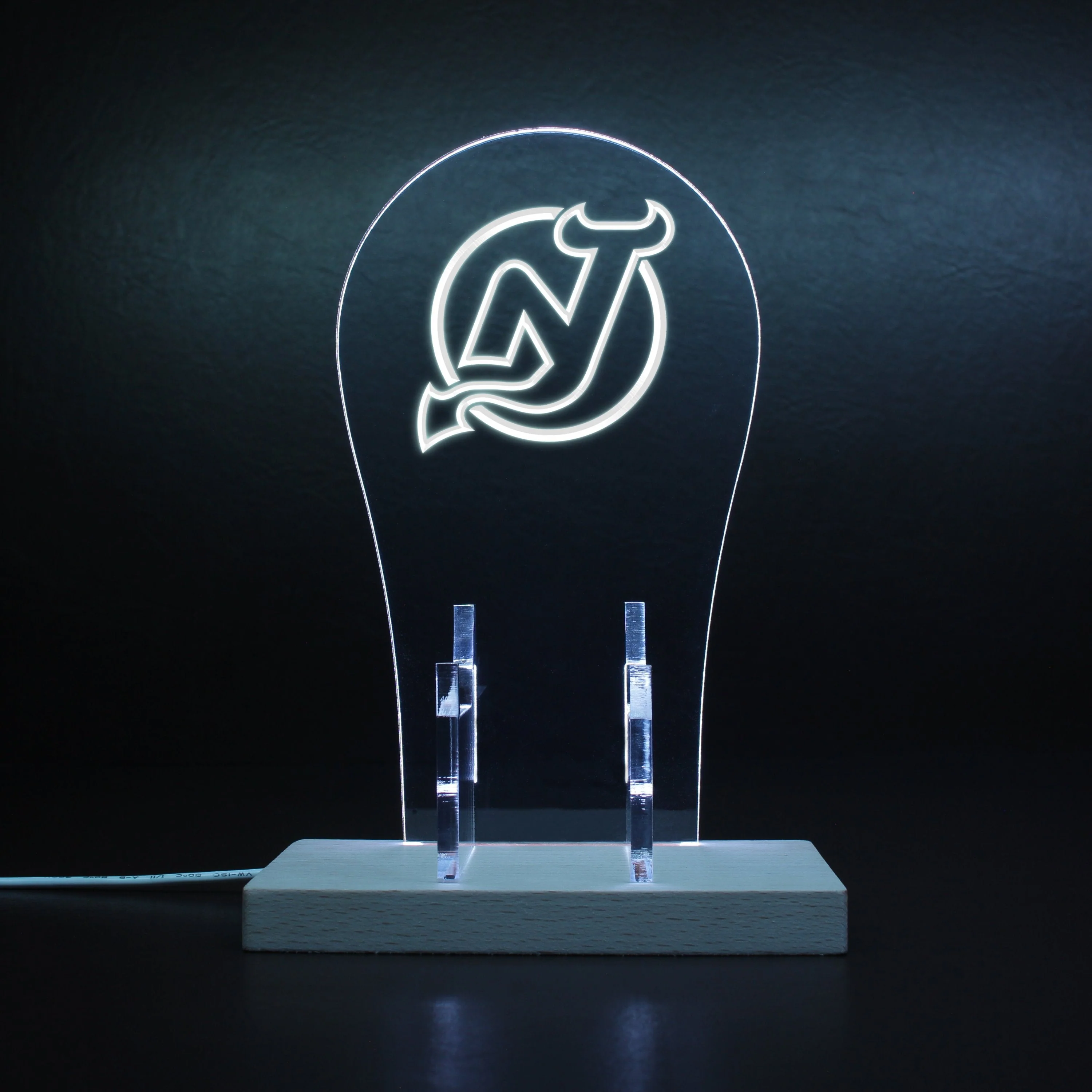 New Jersey Devils LED Gaming Headset Controller Stand - Image 5