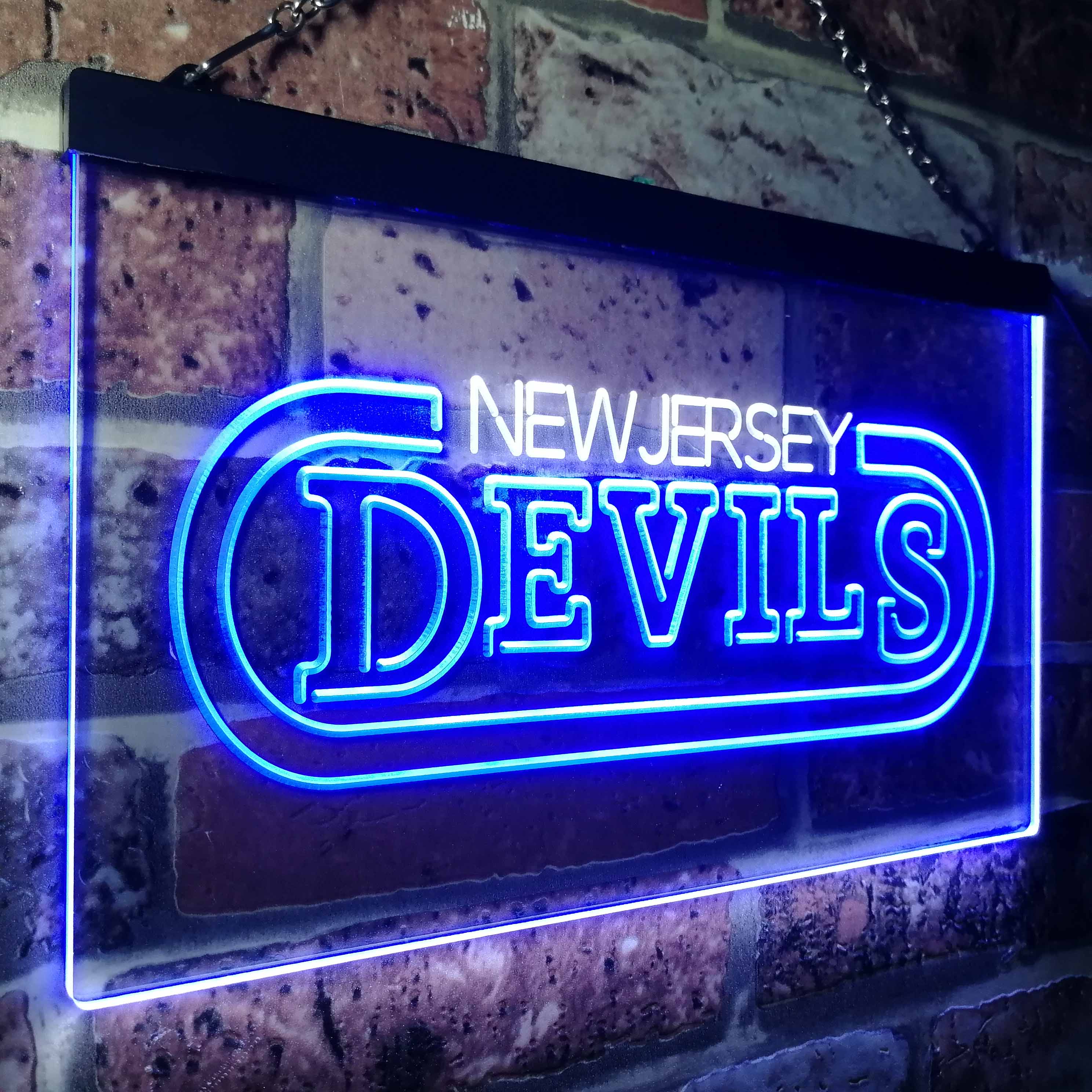 New Jersey Devils Ice Hockey Neon-Like LED Sign - Image 15
