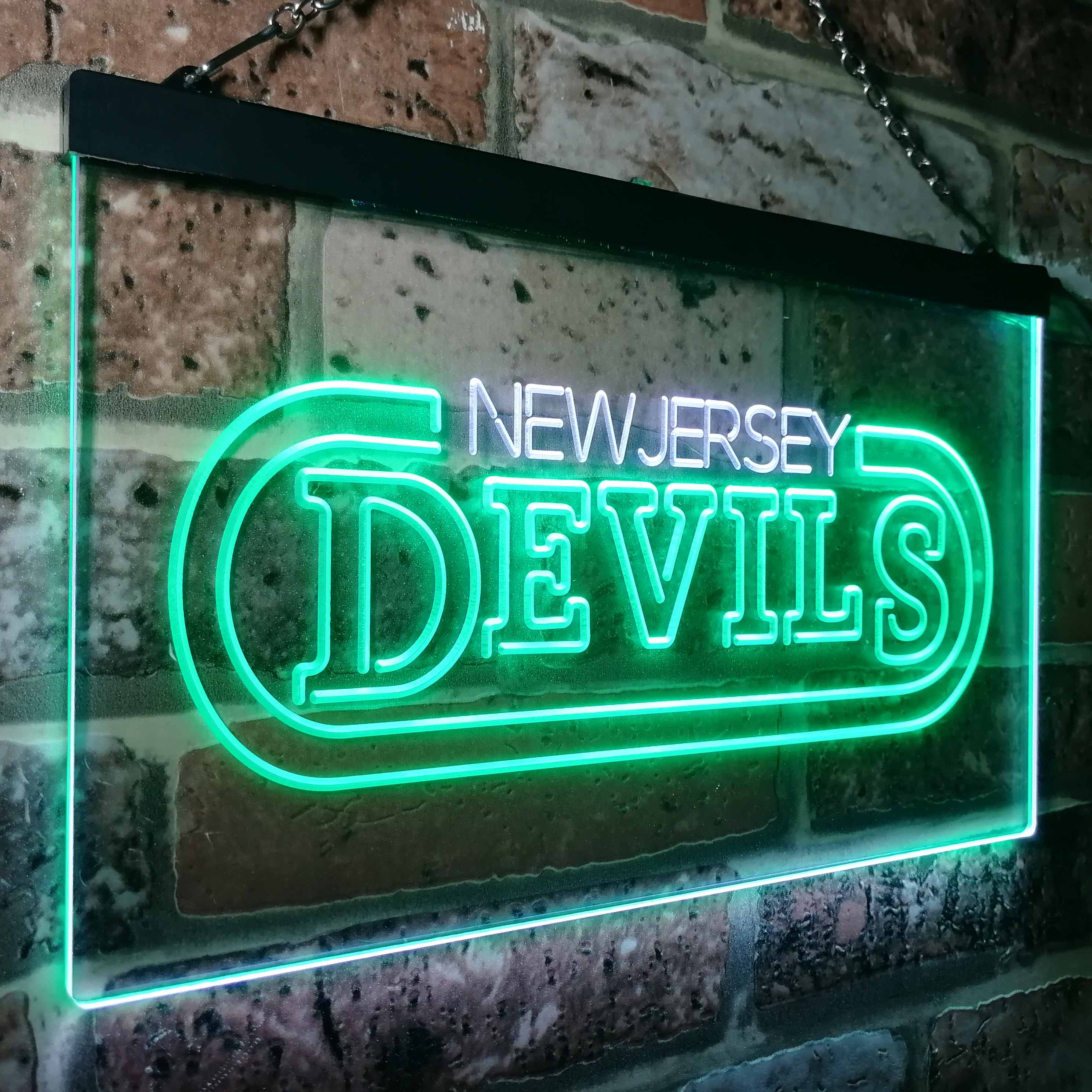 New Jersey Devils Ice Hockey Neon-Like LED Sign - Image 21