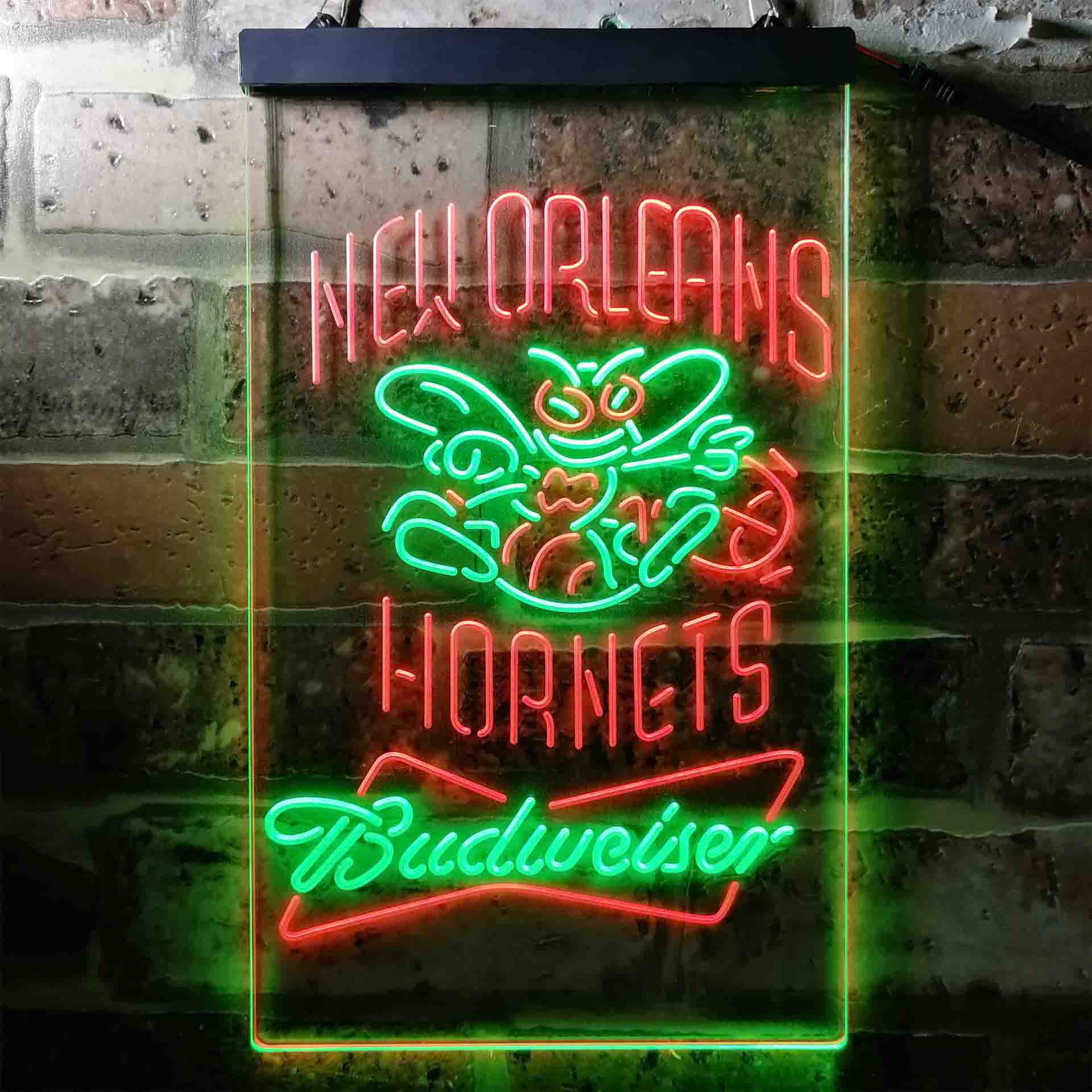 New Orleans Hornets Budweiser Neon-Like LED Sign - Image 11