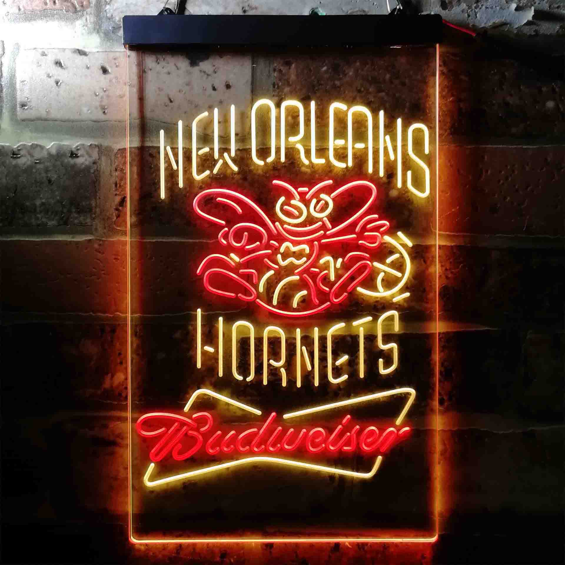 New Orleans Hornets Budweiser Neon-Like LED Sign - Image 12