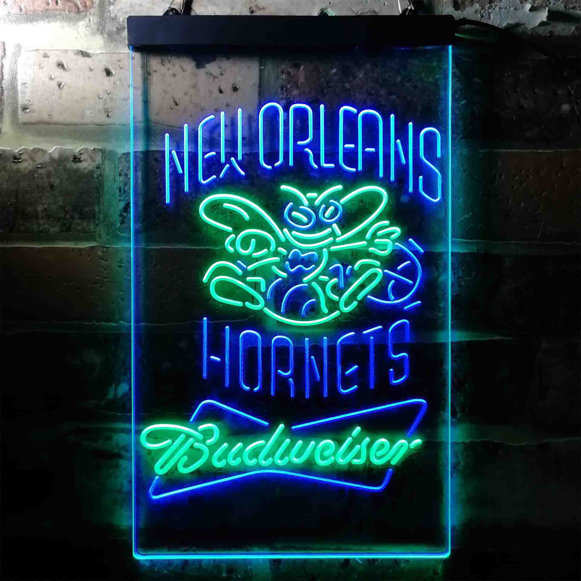 New Orleans Hornets Budweiser Neon-Like LED Sign - Image 2