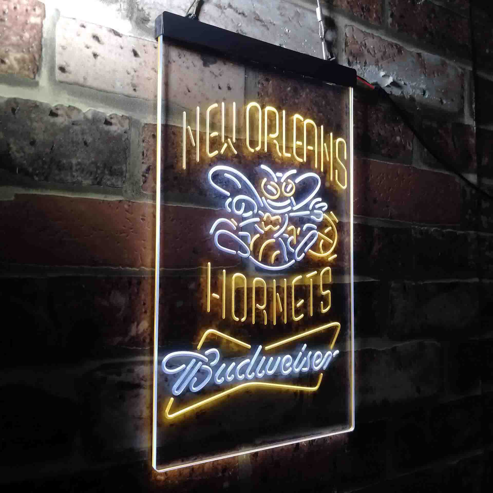 New Orleans Hornets Budweiser Neon-Like LED Sign - Image 21
