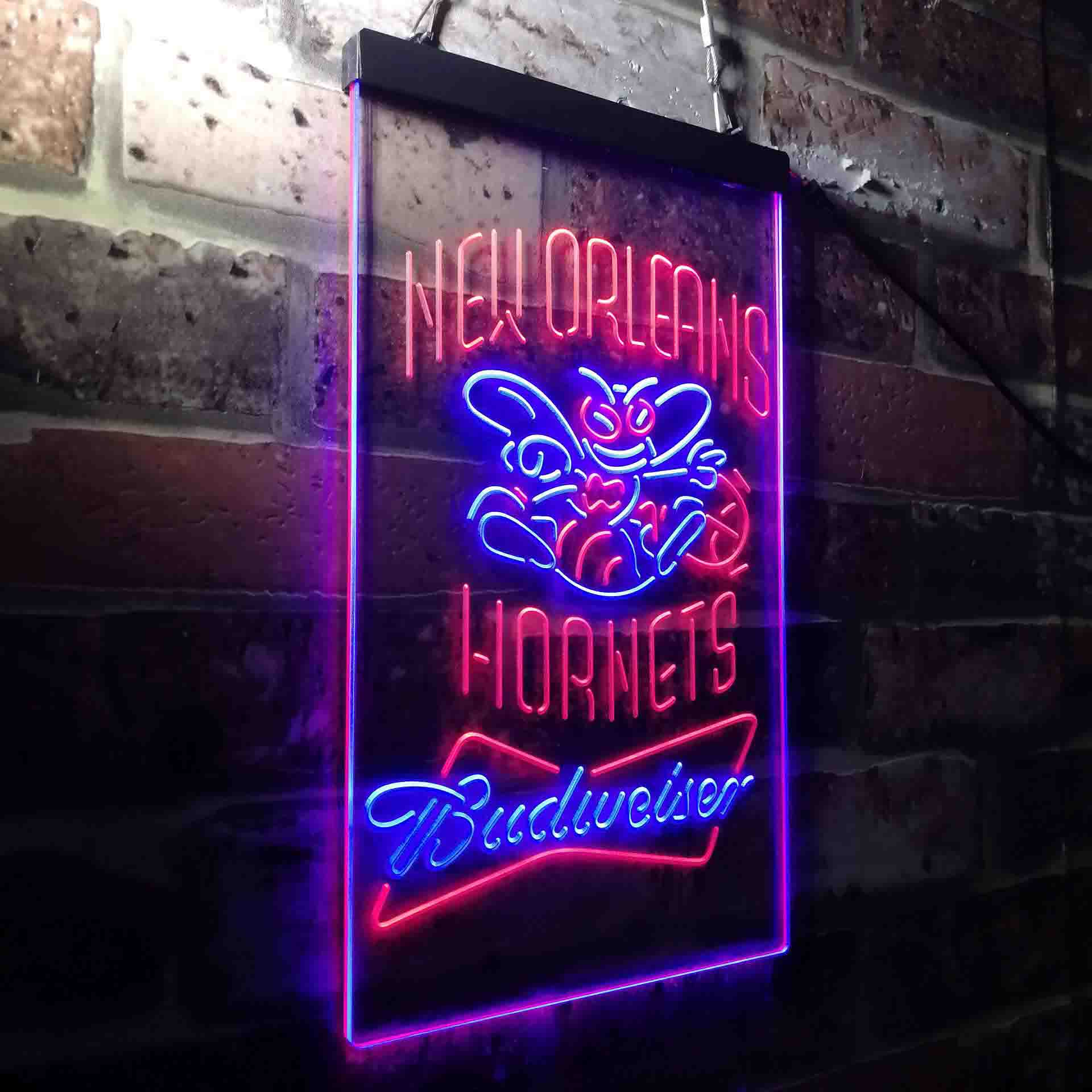 New Orleans Hornets Budweiser Neon-Like LED Sign - Image 23