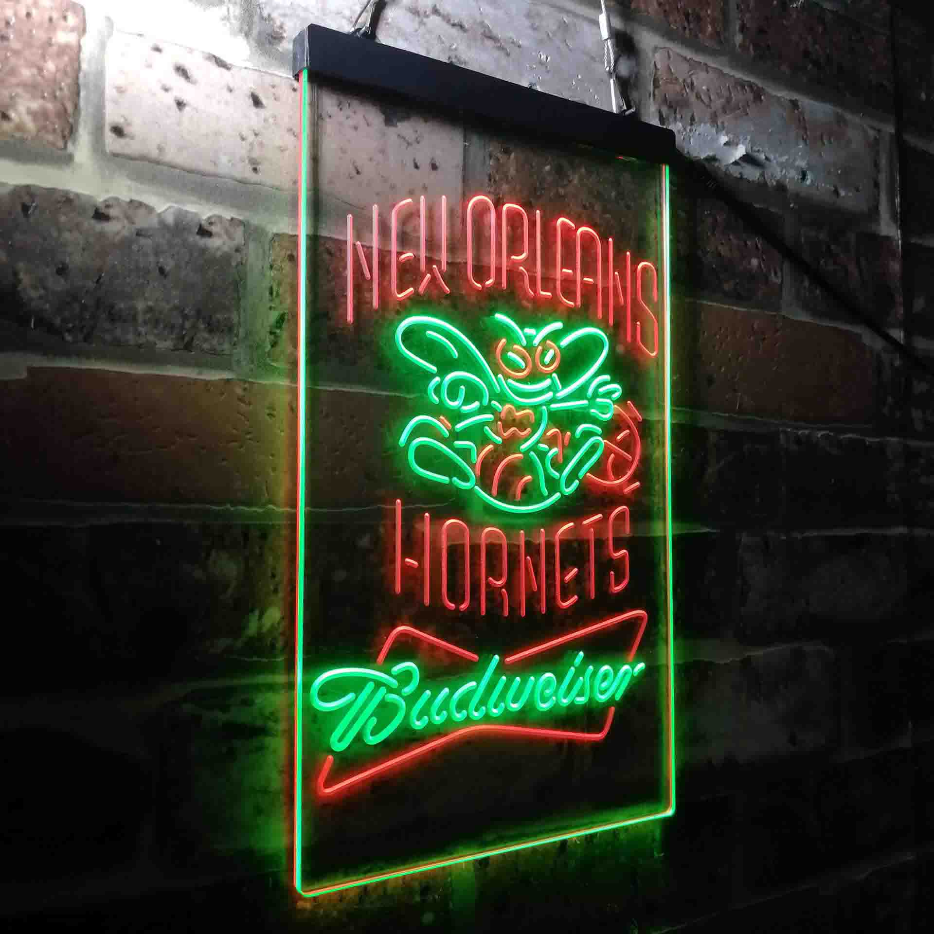 New Orleans Hornets Budweiser Neon-Like LED Sign - Image 24