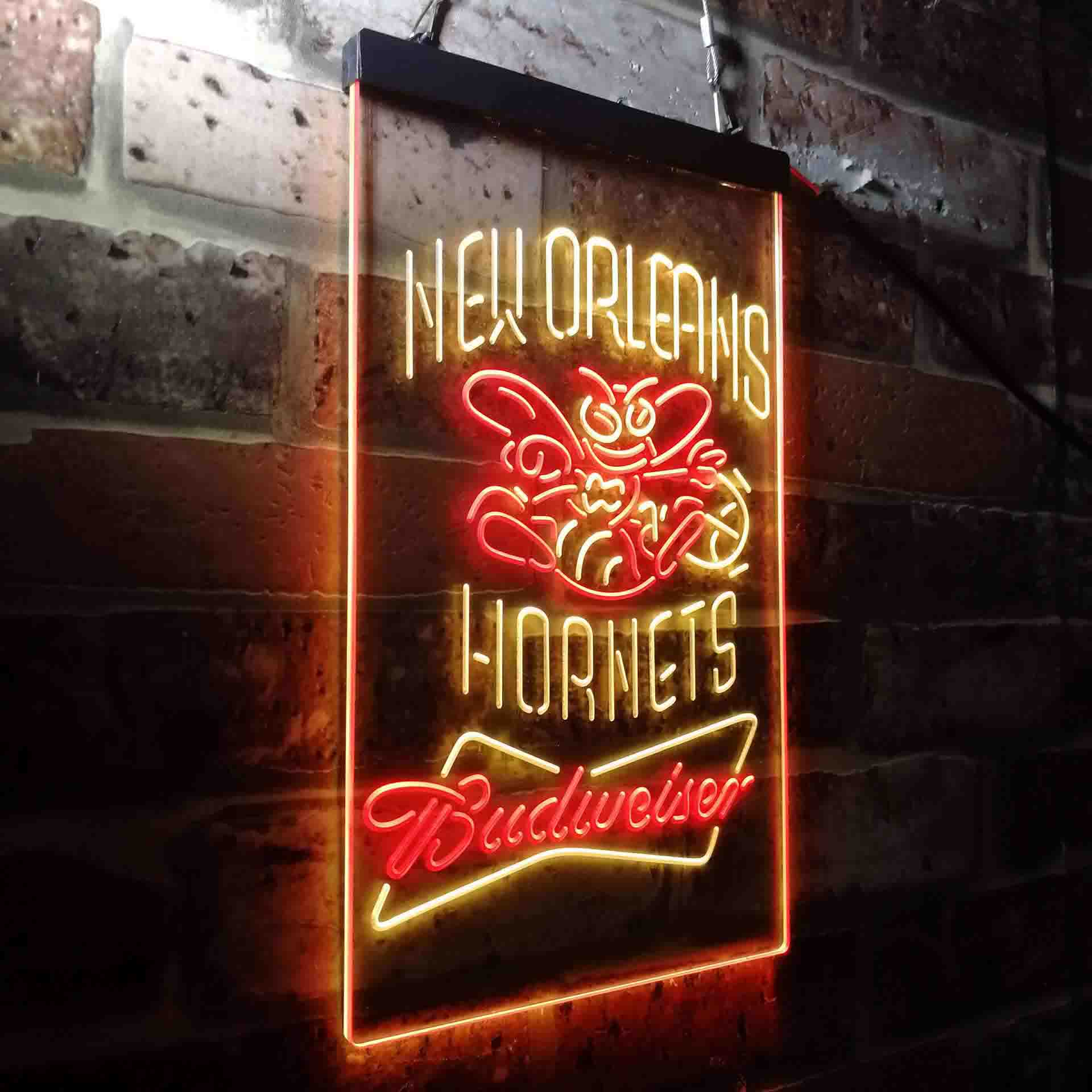 New Orleans Hornets Budweiser Neon-Like LED Sign - Image 25
