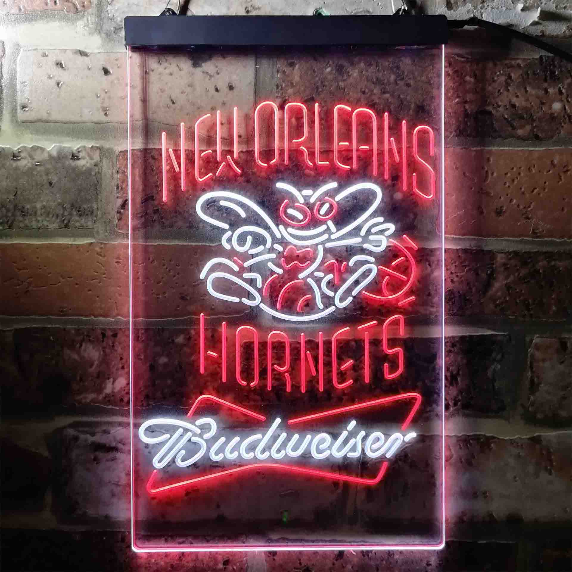 New Orleans Hornets Budweiser Neon-Like LED Sign - Image 3