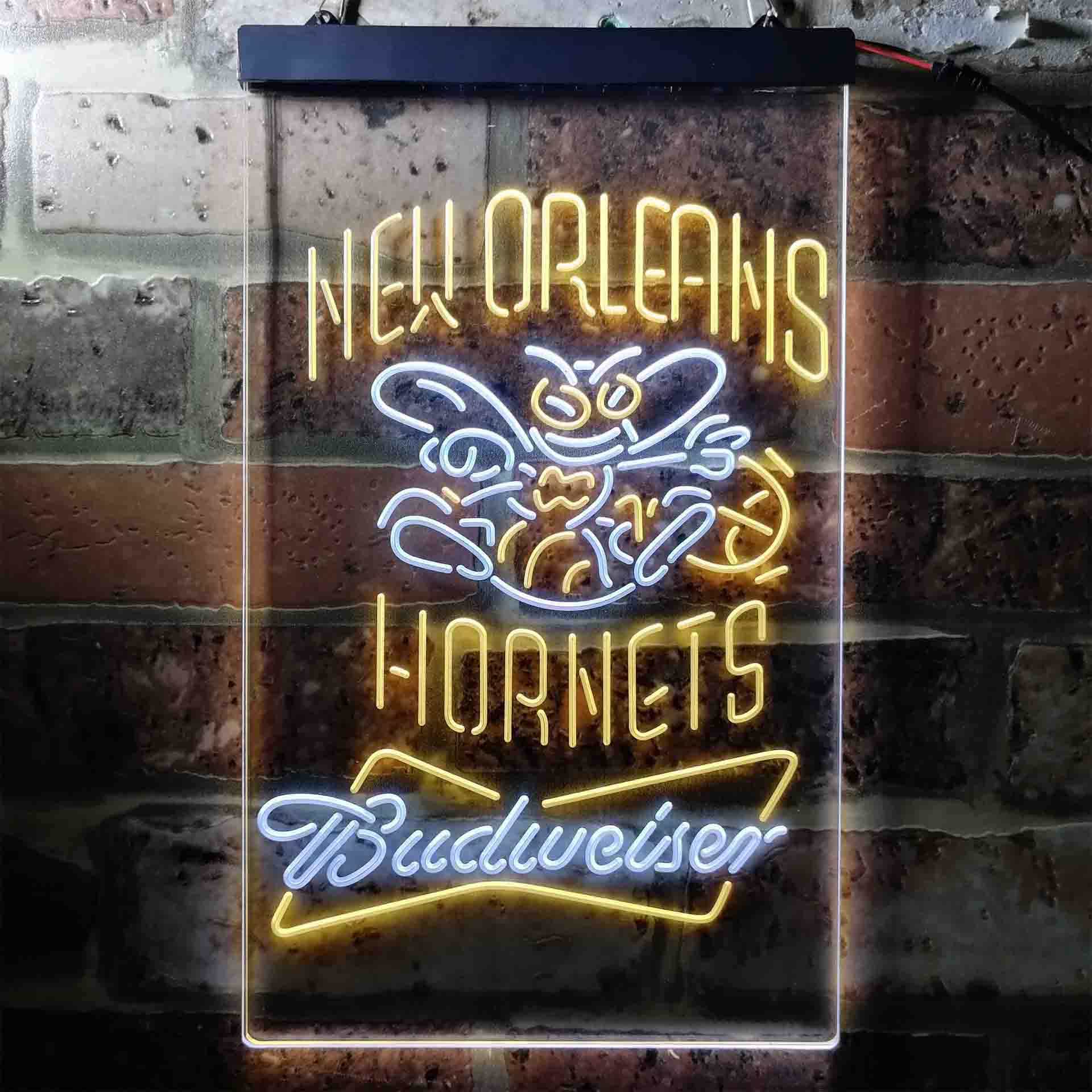 New Orleans Hornets Budweiser Neon-Like LED Sign - Image 8