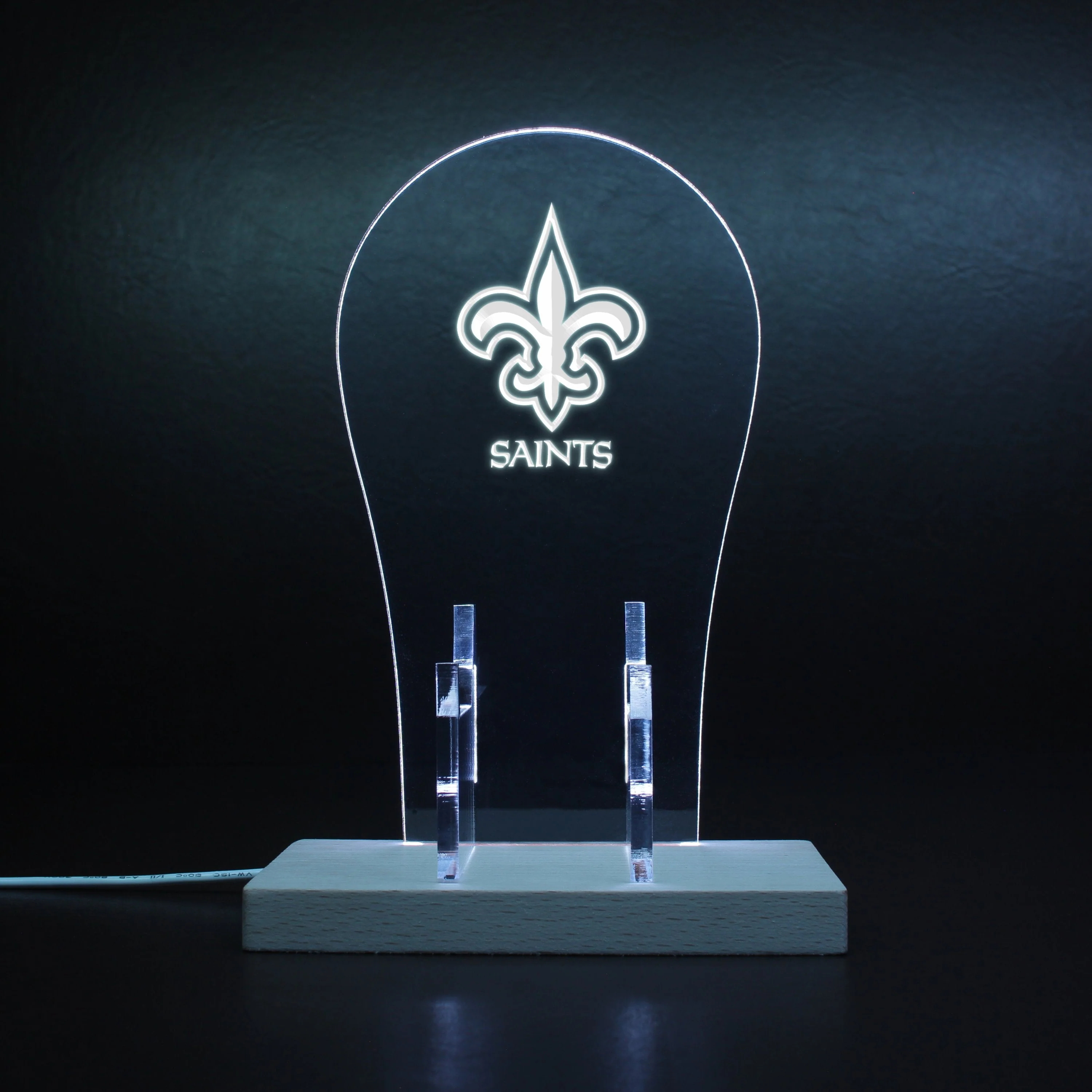 New Orleans Saints LED Gaming Headset Controller Stand - Image 7
