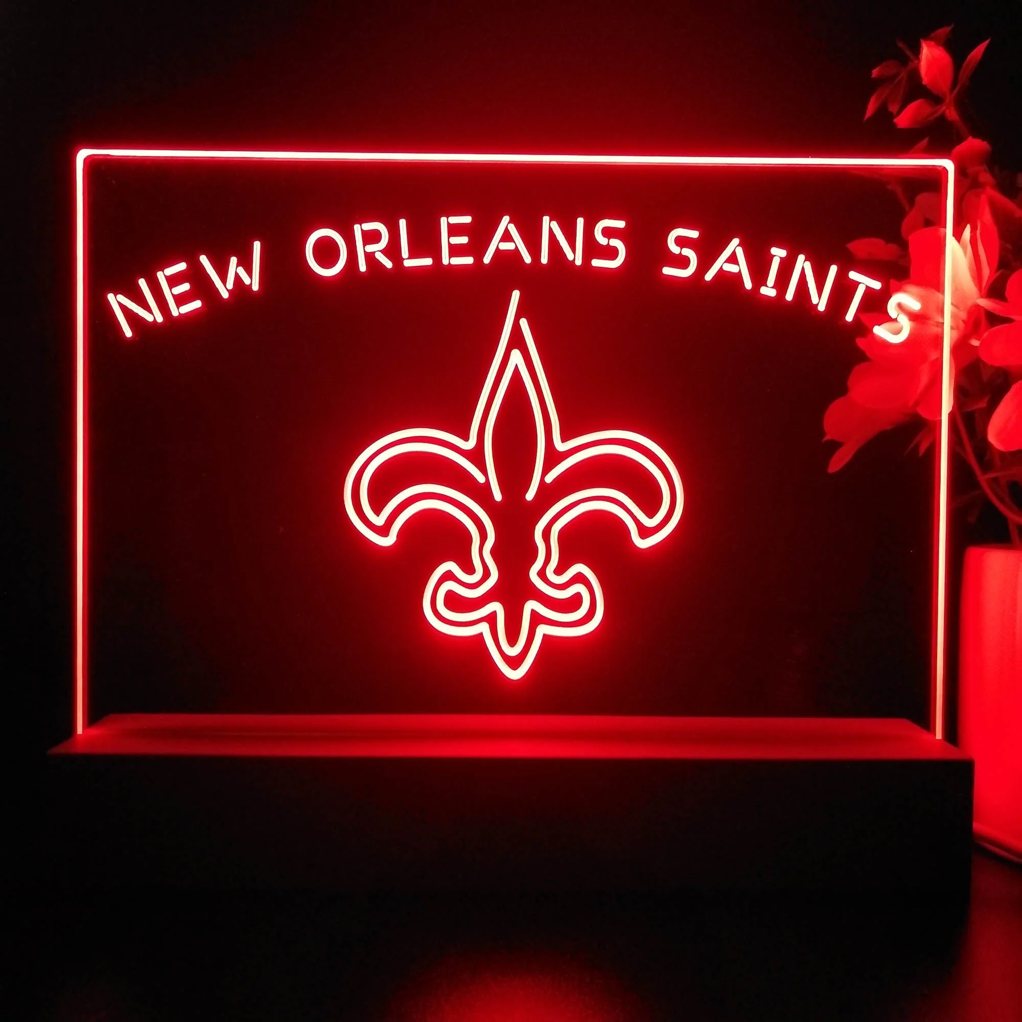 New Orleans Saints  Neon Sign Pub Bar Lamp - Image 4