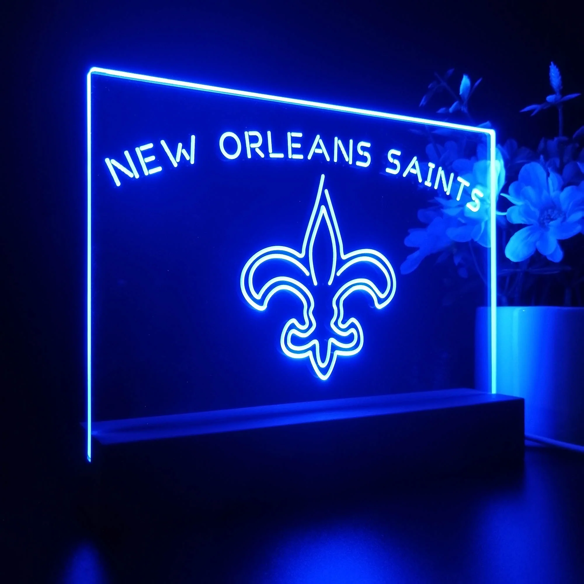 New Orleans Saints  Neon Sign Pub Bar Lamp - Image 6