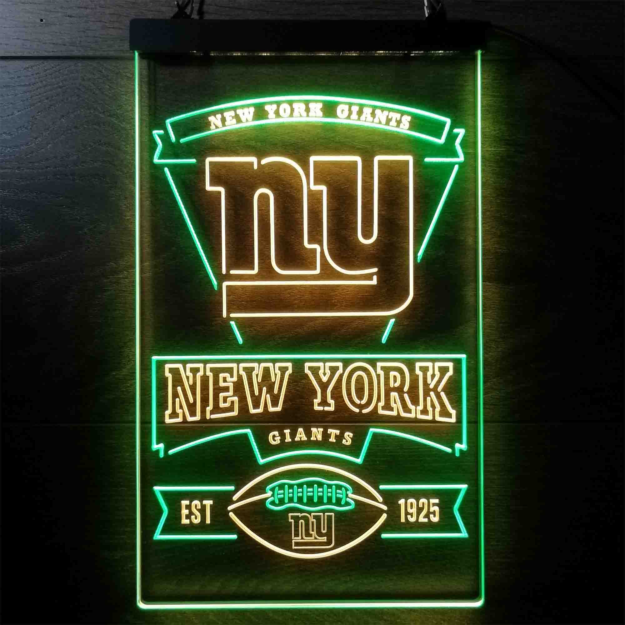 New York Giants Est. 1925 Neon-Like LED Sign - Image 7