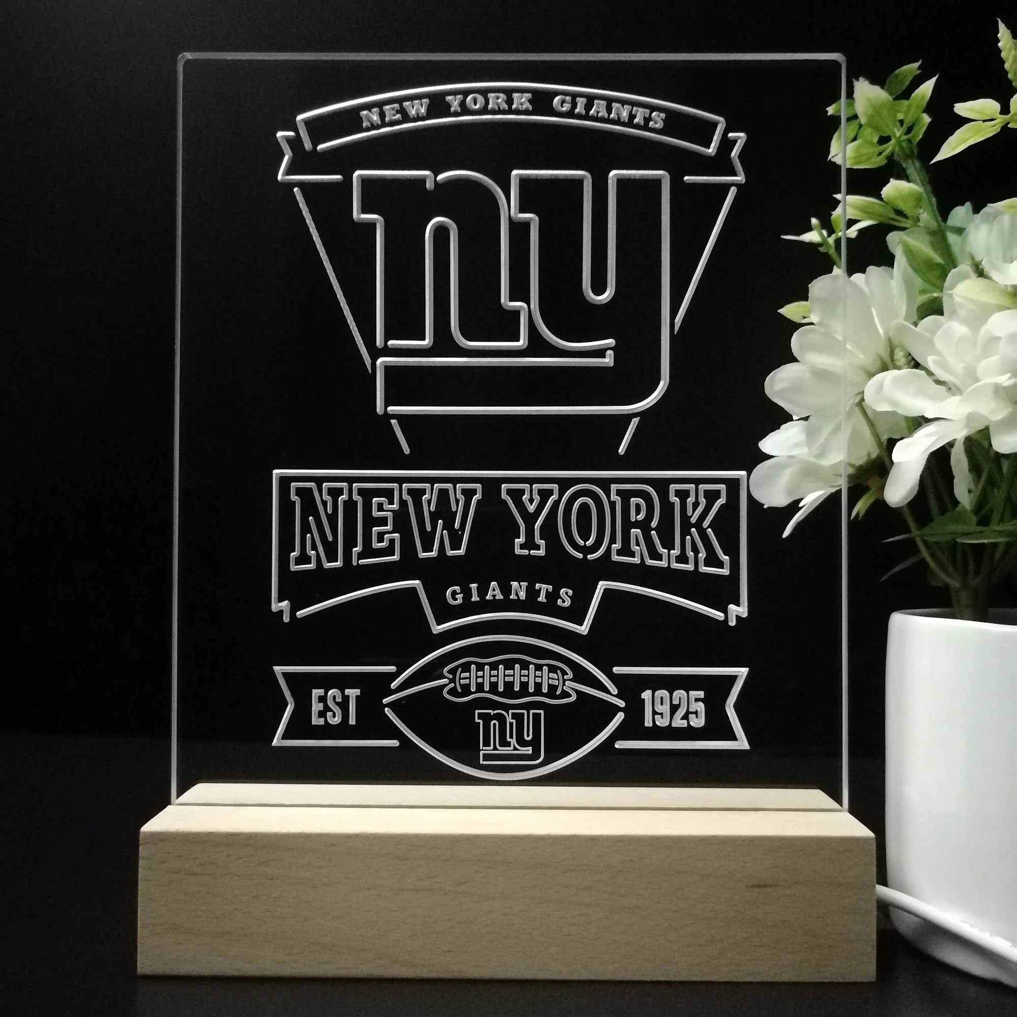 New York Giants Neon Sign Pub Bar Lamp - Image 8