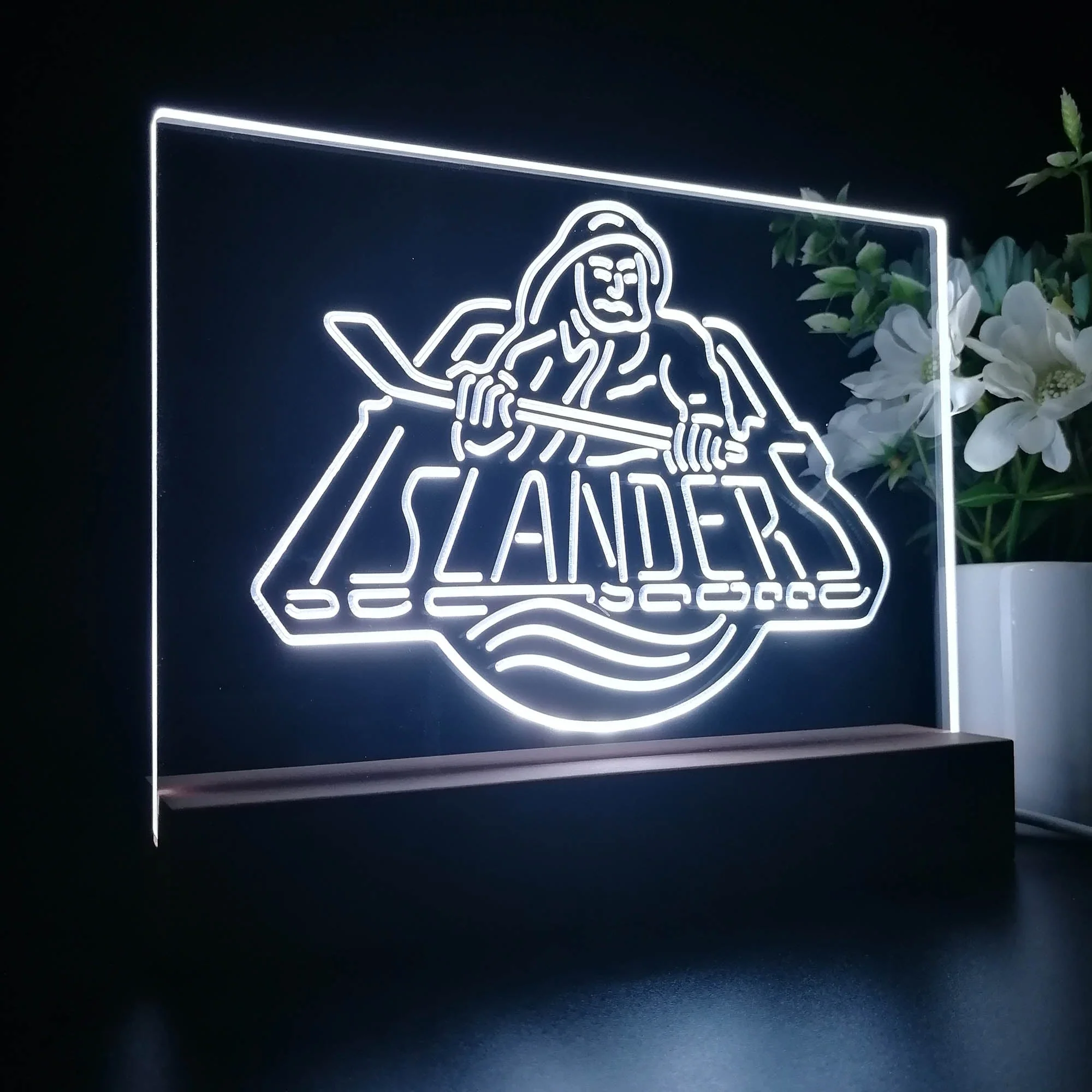 New York Islanders 3D Illusion Night Light Desk Lamp - Image 6