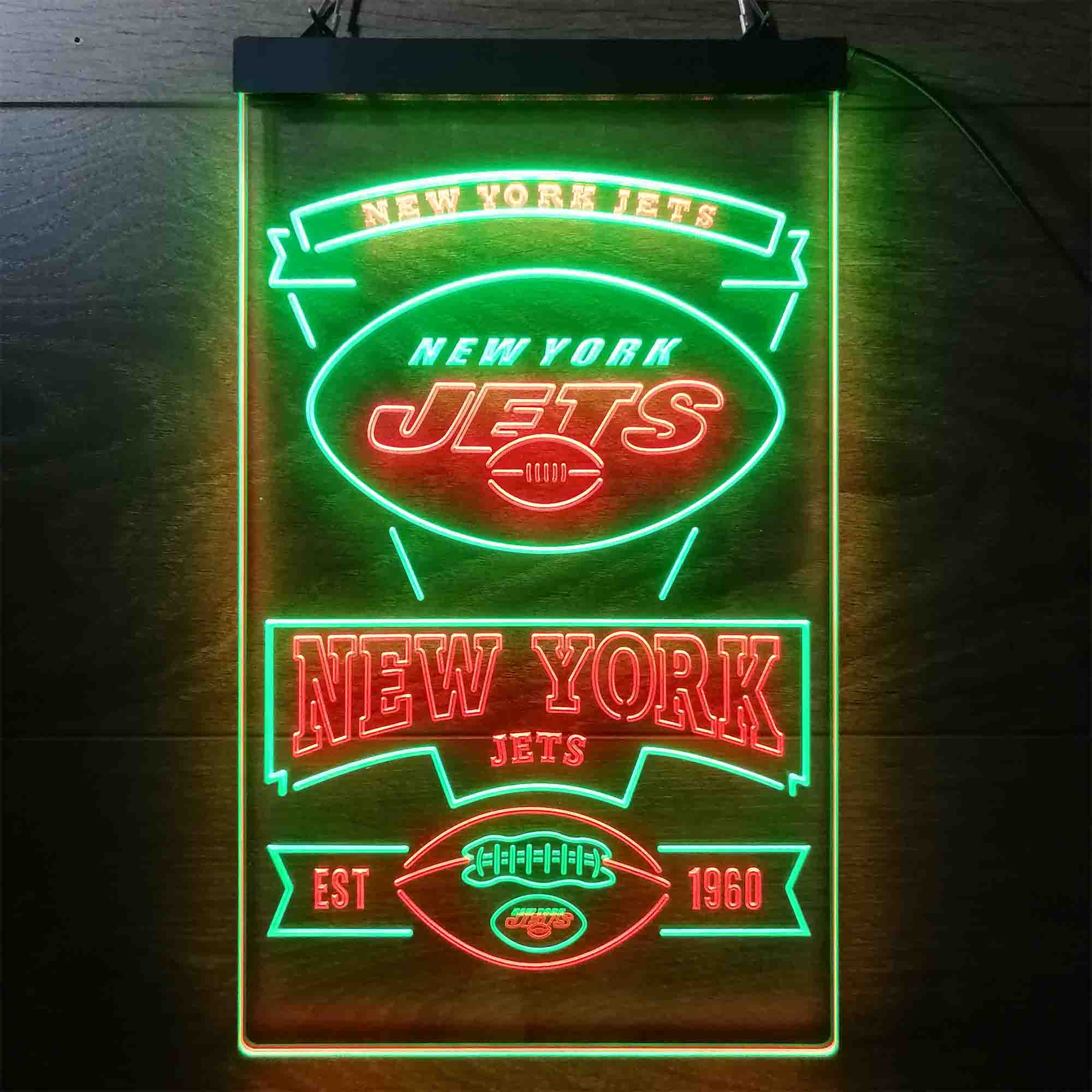 New York Jets Est. 1960 LED Neon Sign - Image 3