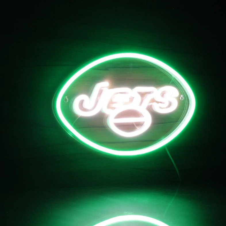 New York Jets Neon-Like Flex LED Sign Dual Color - Image 3