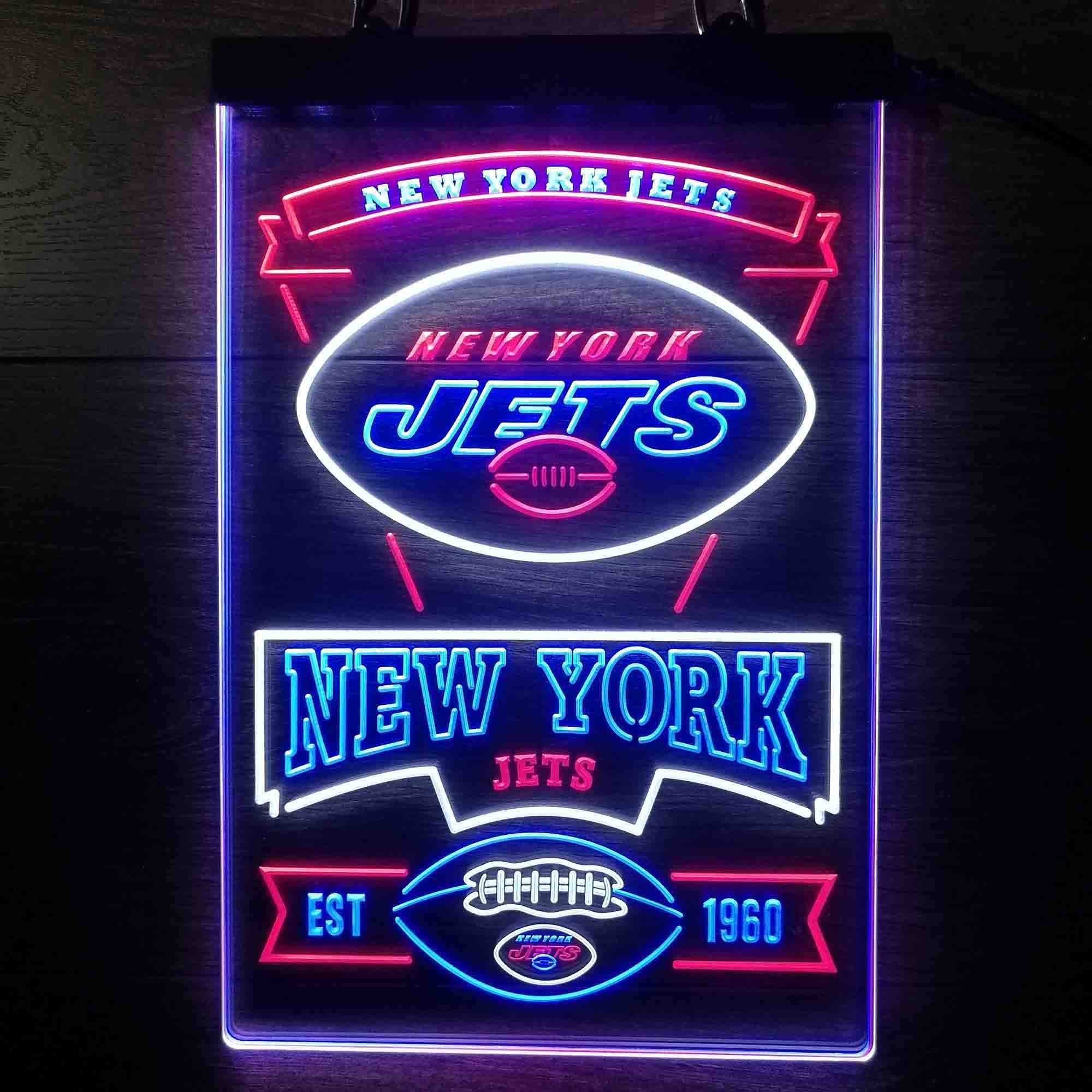 New York Jets Neon LED Sign 3 Colors - Image 3