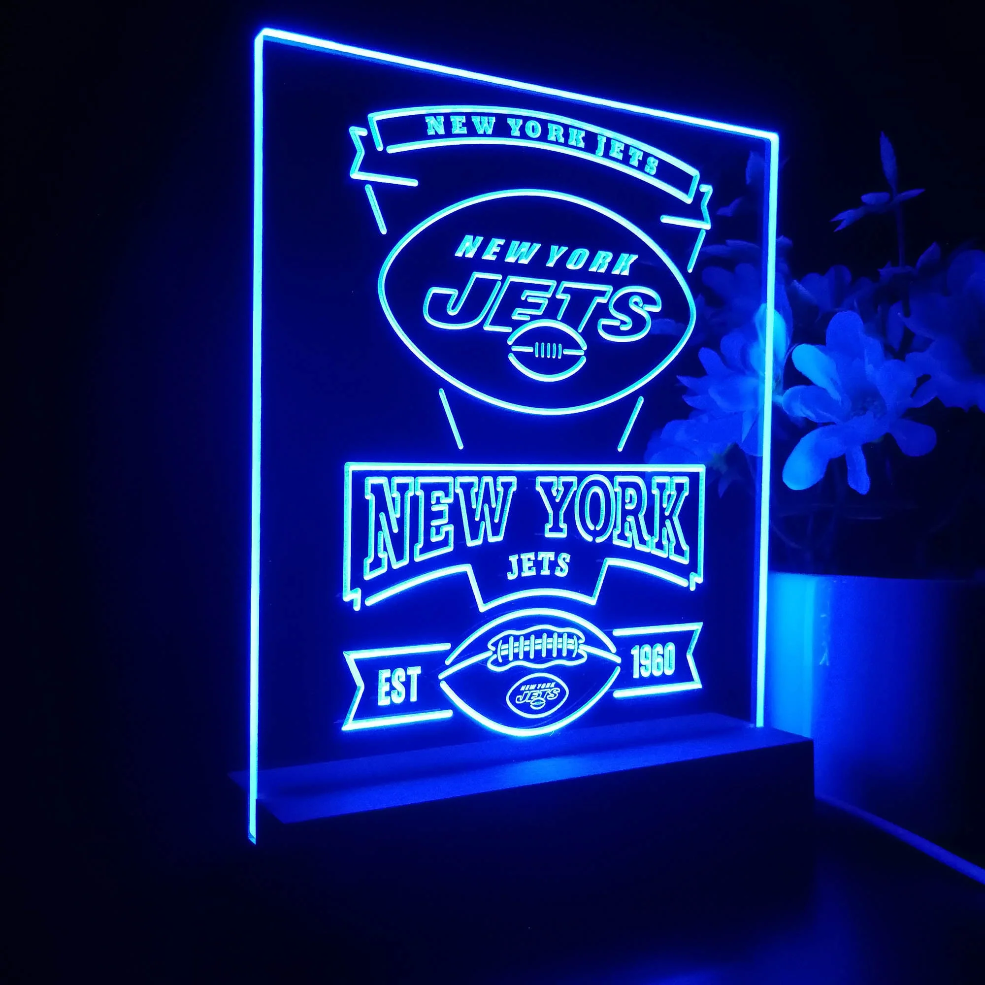 New York Jets Neon Sign Pub Bar Lamp - Image 6
