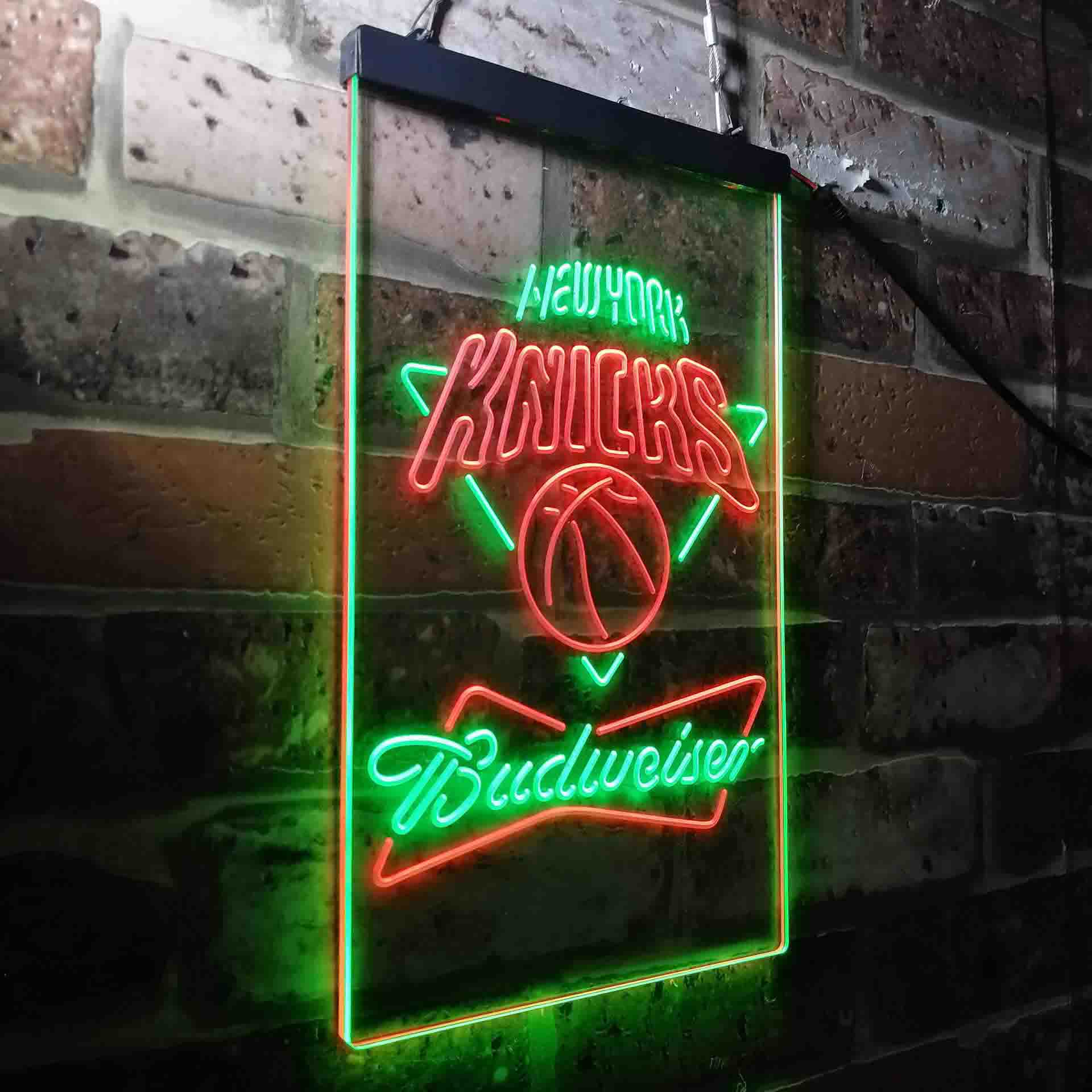 New York Knicks Budweiser Neon-Like LED Sign - Image 14