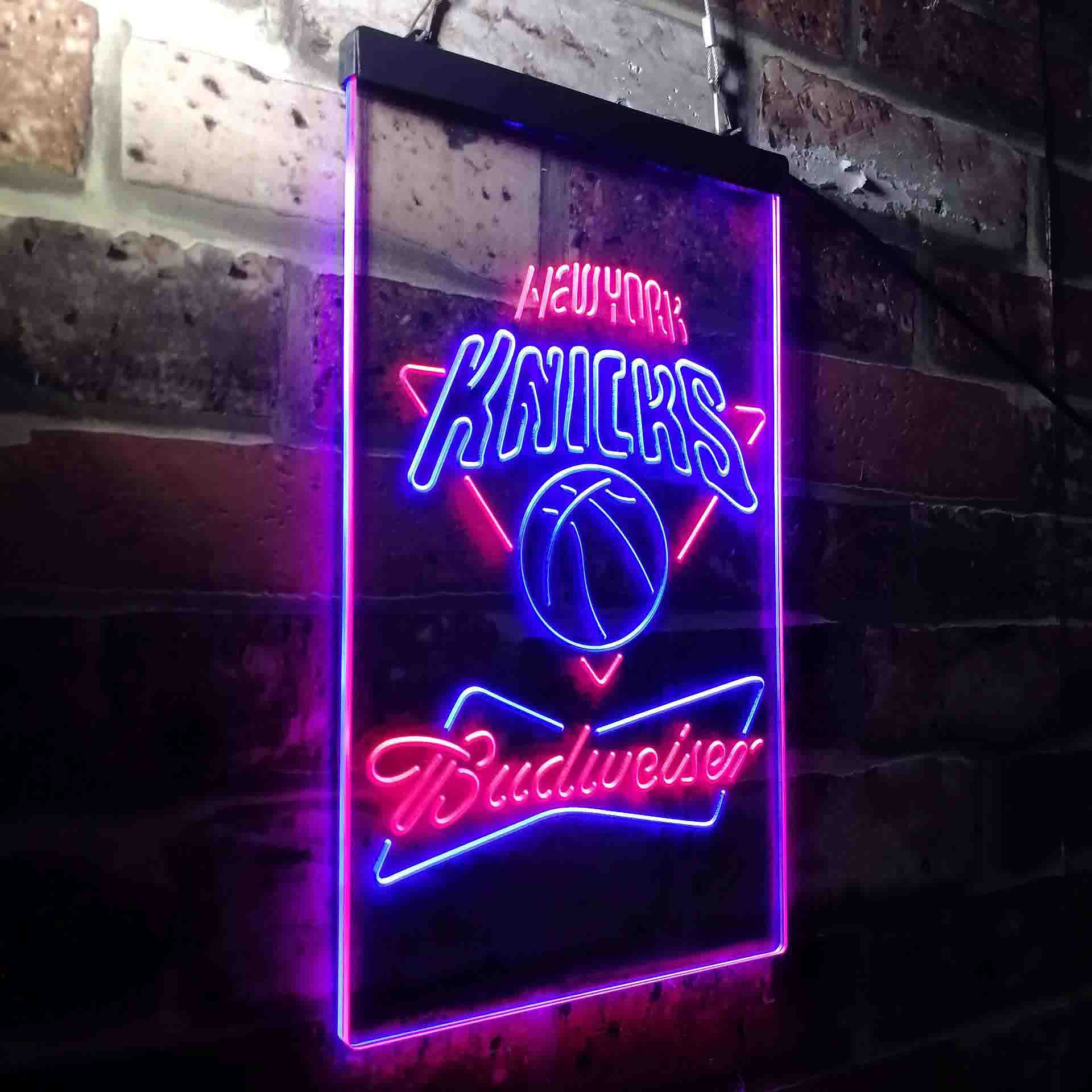 New York Knicks Budweiser Neon-Like LED Sign - Image 17