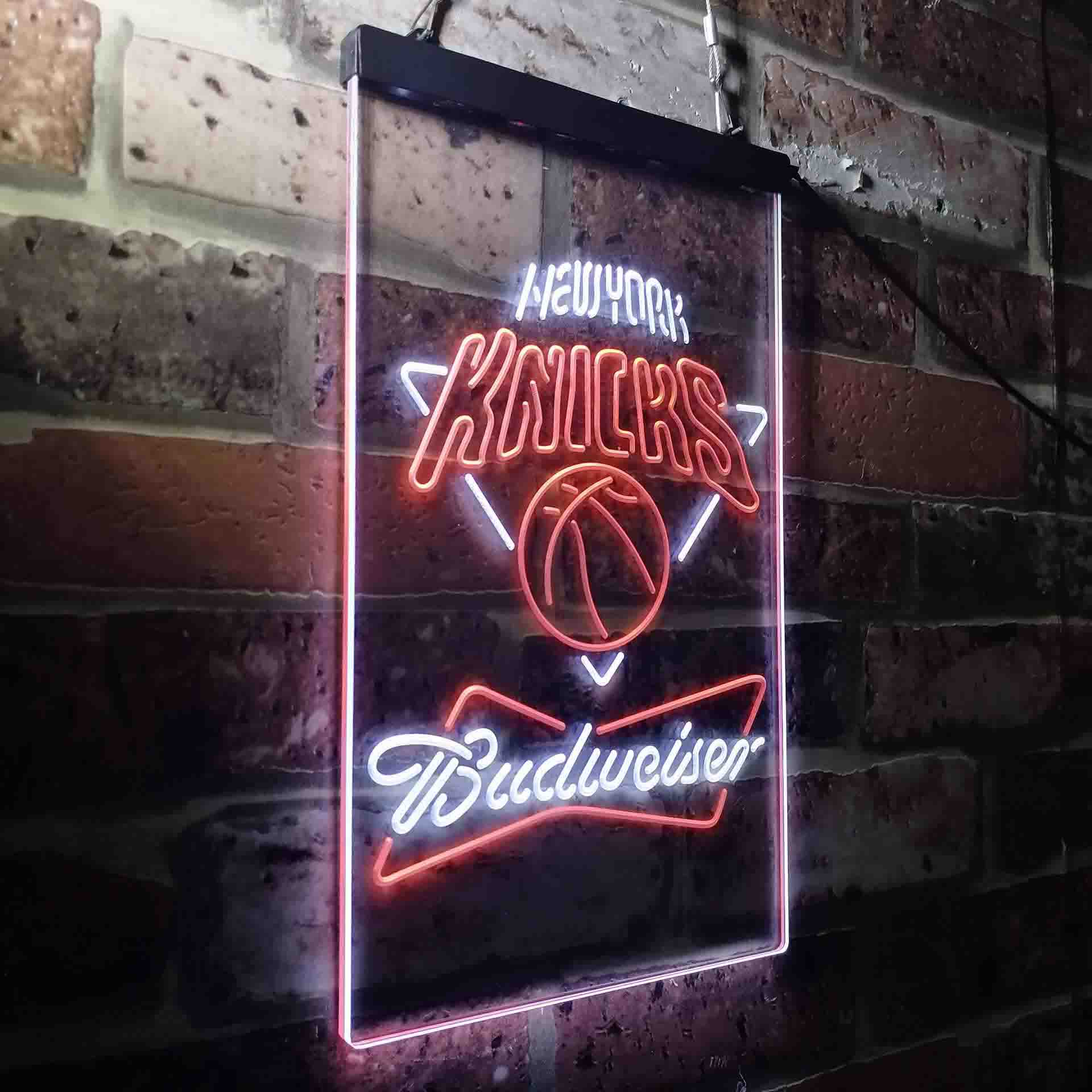 New York Knicks Budweiser Neon-Like LED Sign - Image 18